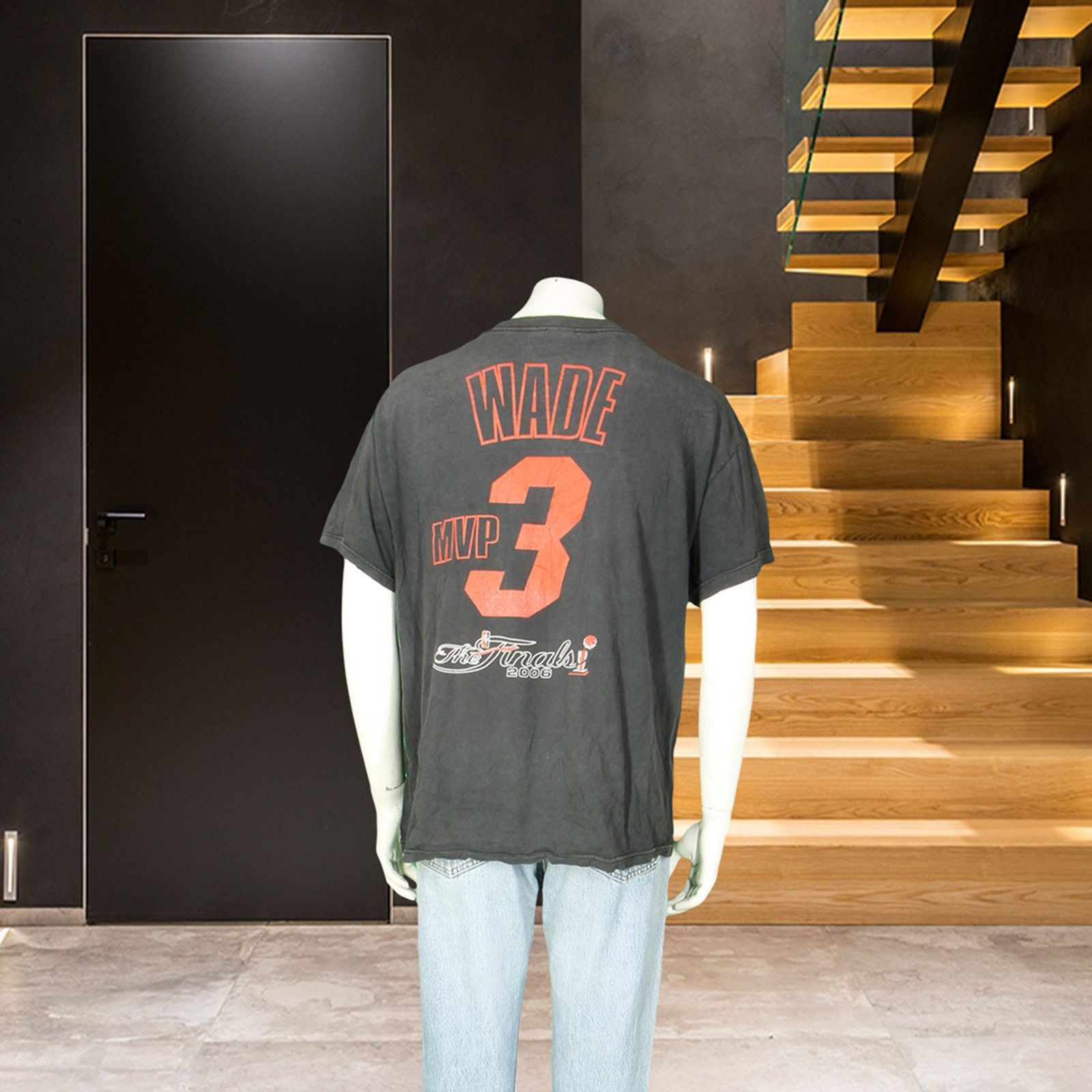 Y2K Vintage Dwyane Wade 2006 Miami Heat Rap T Shirt Tee XL