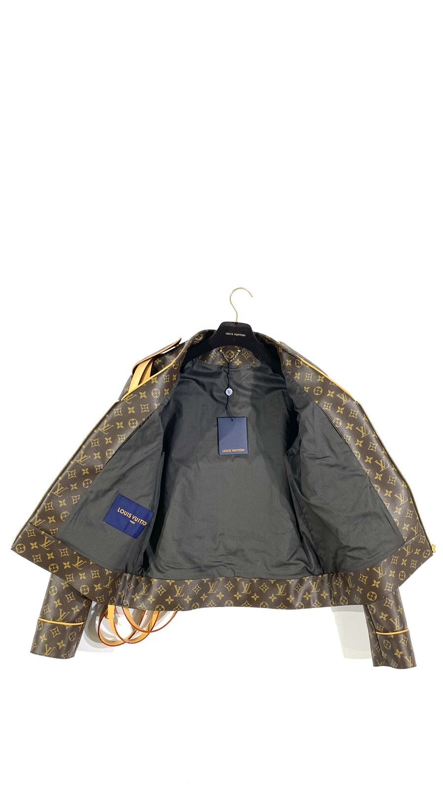 Louis Vuitton Louis Vuitton Monogram Admiral 46 Leather Jacket Virgil Size US S / EU 44-46 / 1 - 6 Thumbnail