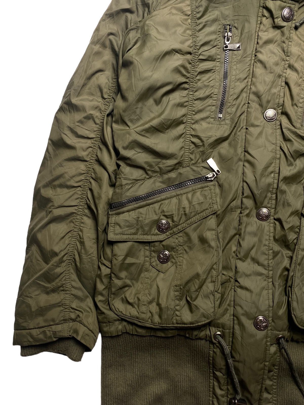 If Six Was Nine × Japanese Brand × Le Grande Bleu (L.G.B.) 2000s Dolly Angela - Fur Hoodie Cargo Jacket Size L / US 10 / IT 46 - 7 Thumbnail