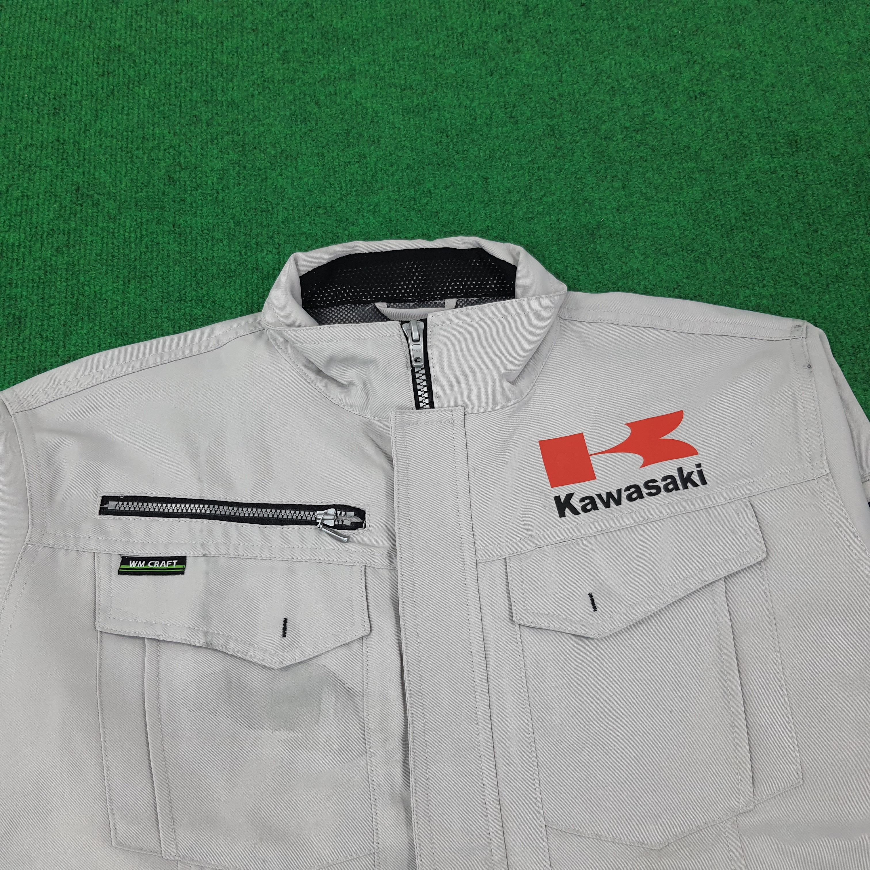 Japanese Brand × Vintage Vintage KAWASAKI Motorsports Racing Jacket C231N28 Size US M / EU 48-50 / 2 - 4 Thumbnail