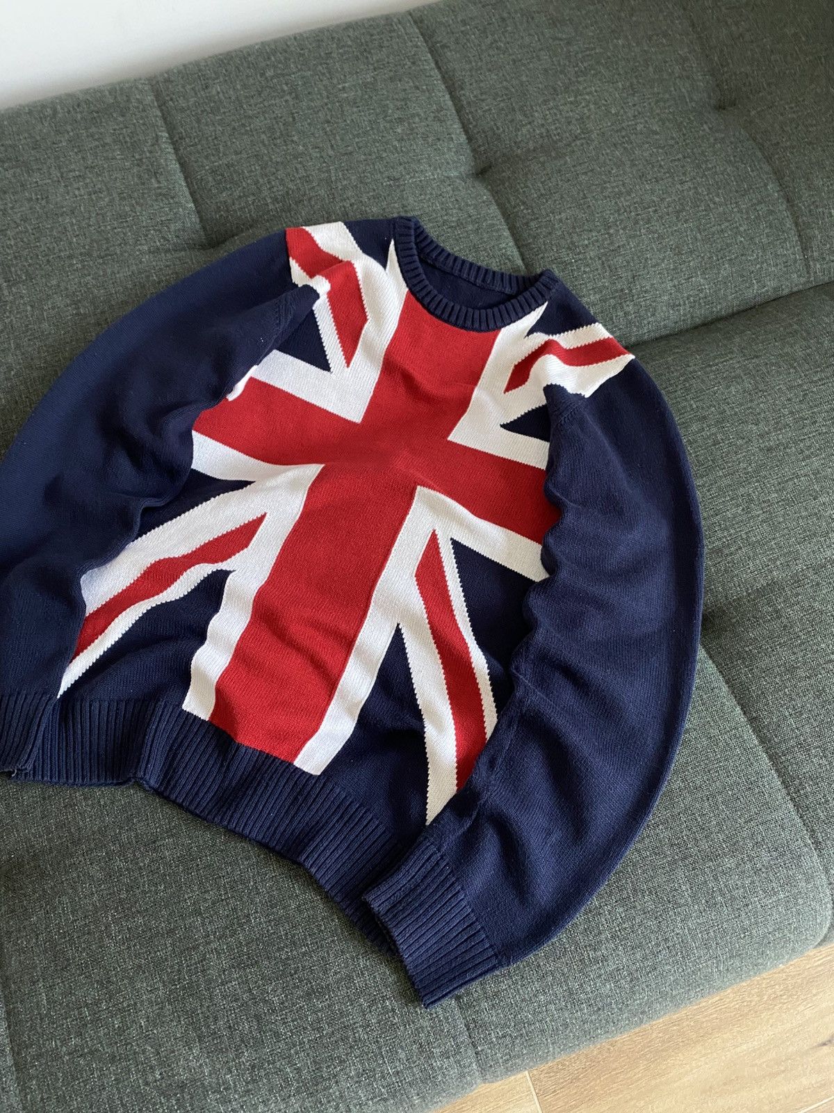 Hysteric Glamour Vintage UK Flag Sweater Big Logo United Kingdom Japanese Y2K Size US L / EU 52-54 / 3 - 2 Thumbnail