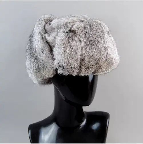 VIBE Warm Fur Bomber Hat With Earflaps Size ONE SIZE - 4 Thumbnail
