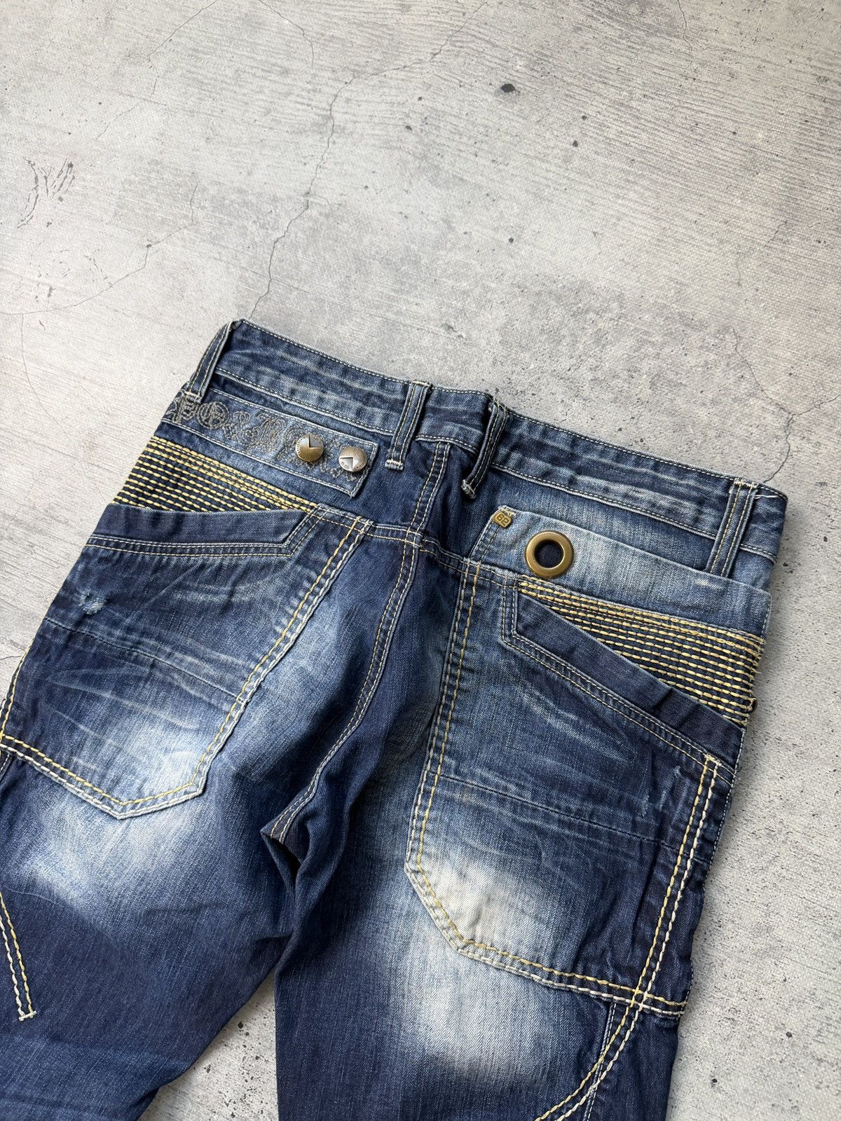 Japanese Brand Avant Garde Cipo Baxx Jeans Dragons Japanese Style Denim Size US 31 - 2 Thumbnail