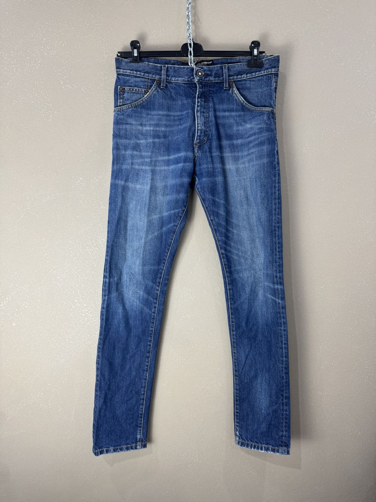 Dolce & Gabbana Dolce & Gabbana denim Capri jeans logo Size US 32 / EU 48 - 1 Thumbnail