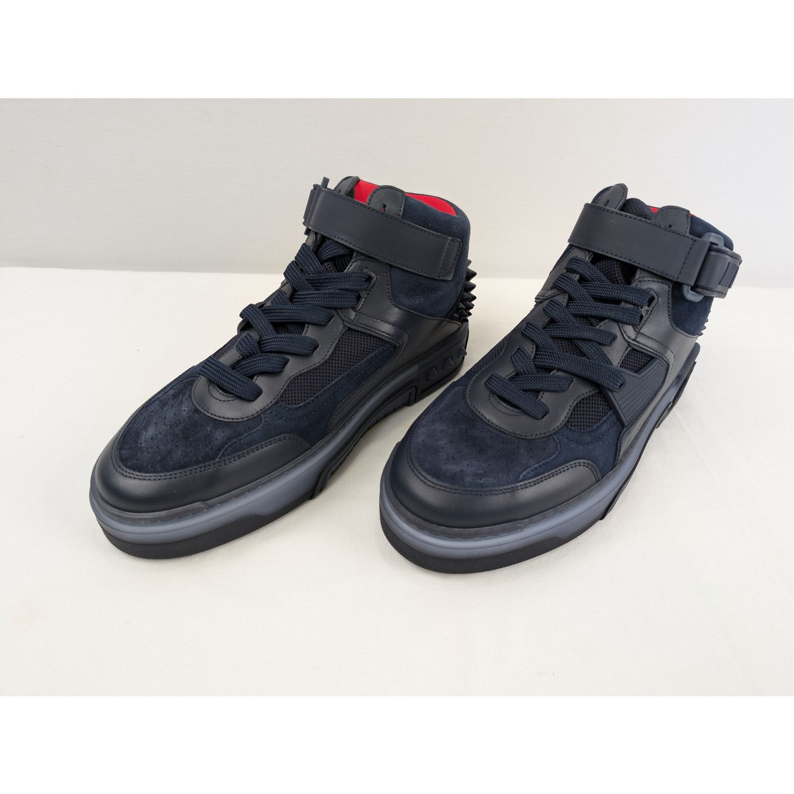 Christian Louboutin o1rshd1 Astroloubi Mid Flat Sneakers in Marine Blue Size US 9.5 / EU 42-43 - 8 Thumbnail