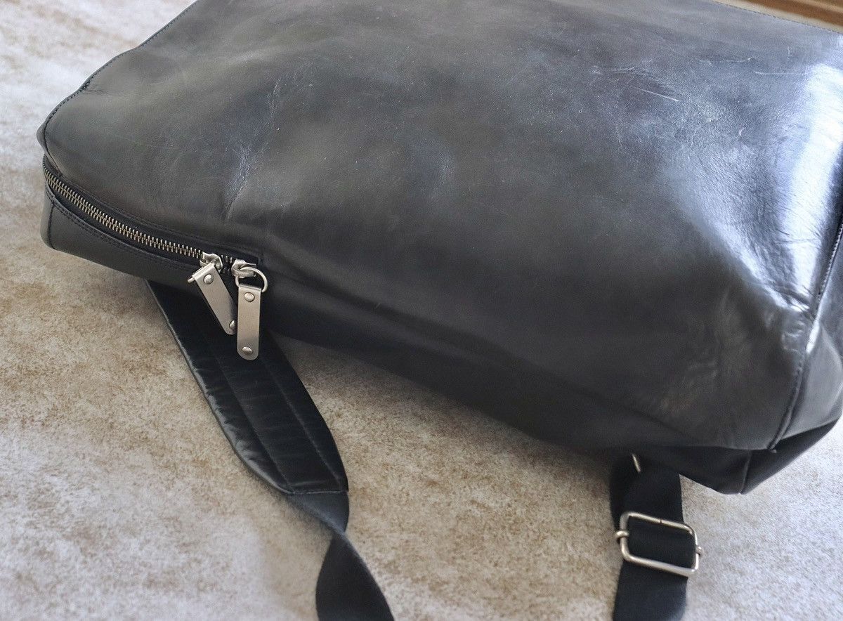 Maison Margiela Maison Martin Margiela Leather Backpack，black Size ONE SIZE - 8 Thumbnail