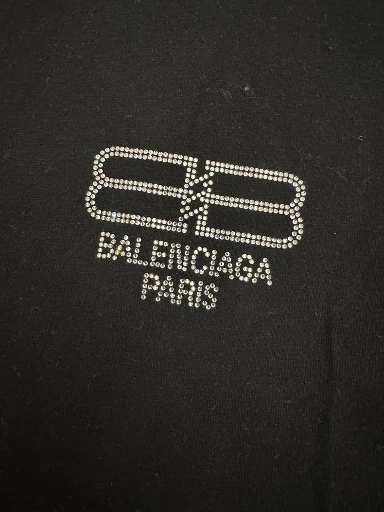 Balenciaga Balenciaga Rhinestone T-shirt Size US L / EU 52-54 / 3 - 2 Thumbnail