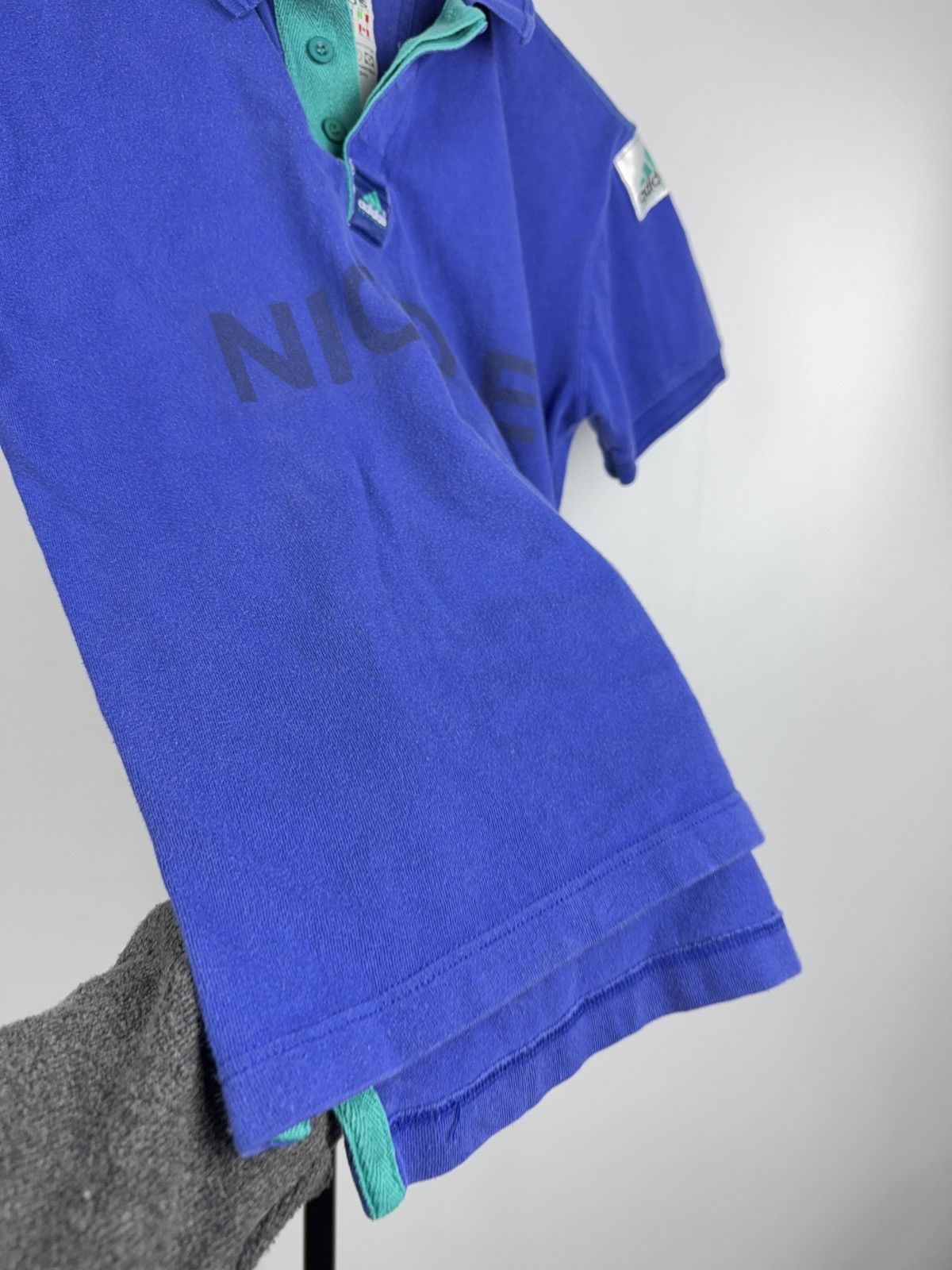 Adidas Adidas Equipment Tennis Polo Nicole Vintage 90s Blue Shirt Size L / US 10 / IT 46 - 10 Thumbnail