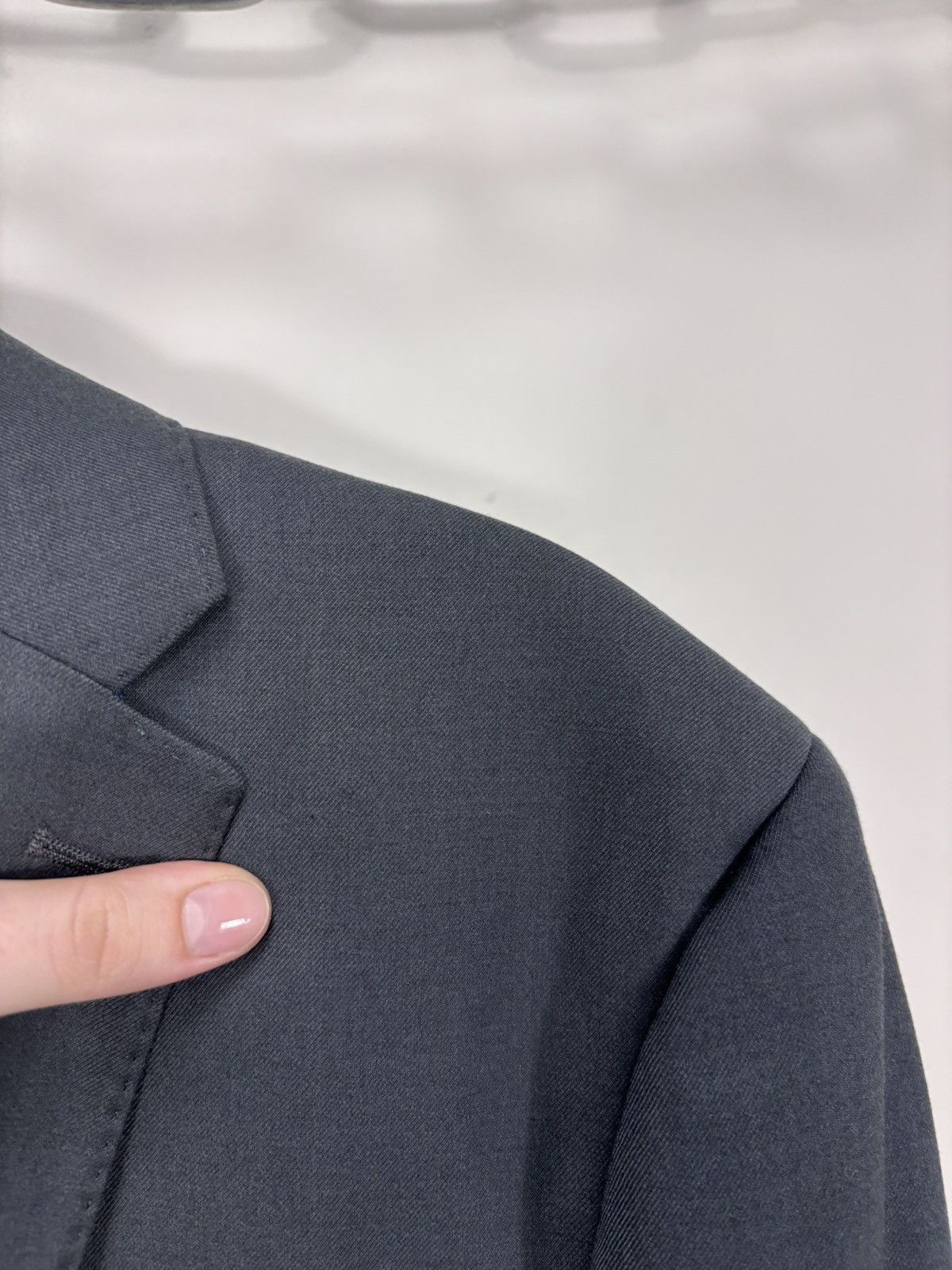 Other Linea Sartoriale Milano NWT Men’s Grey Wool Blazer Jacket Size 46R - 21 Thumbnail