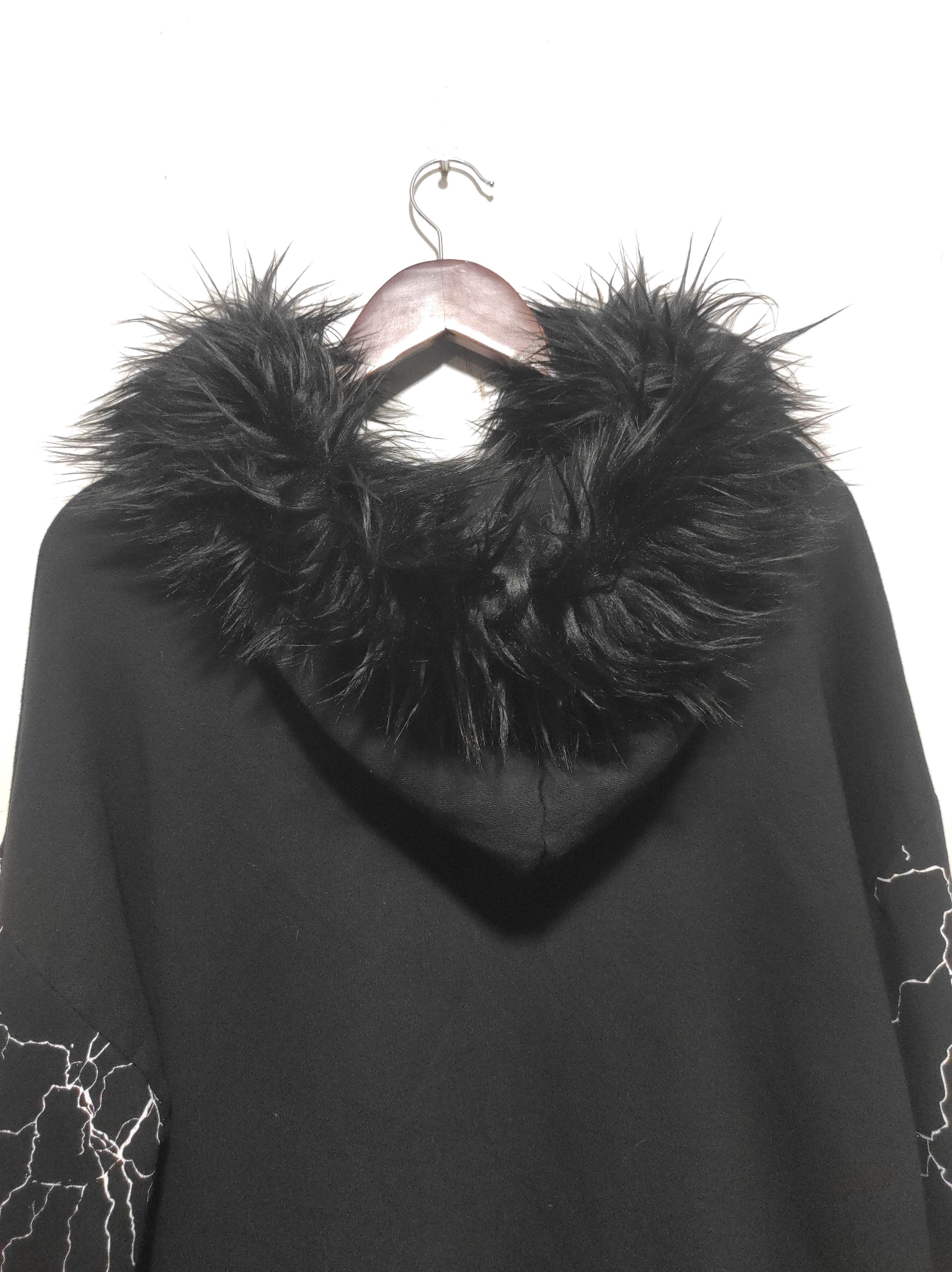 Hysteric Glamour Drift Out lightning zip Fur Hoodie IfSixWasNine LGB style Size US XL / EU 56 / 4 - 17 Thumbnail
