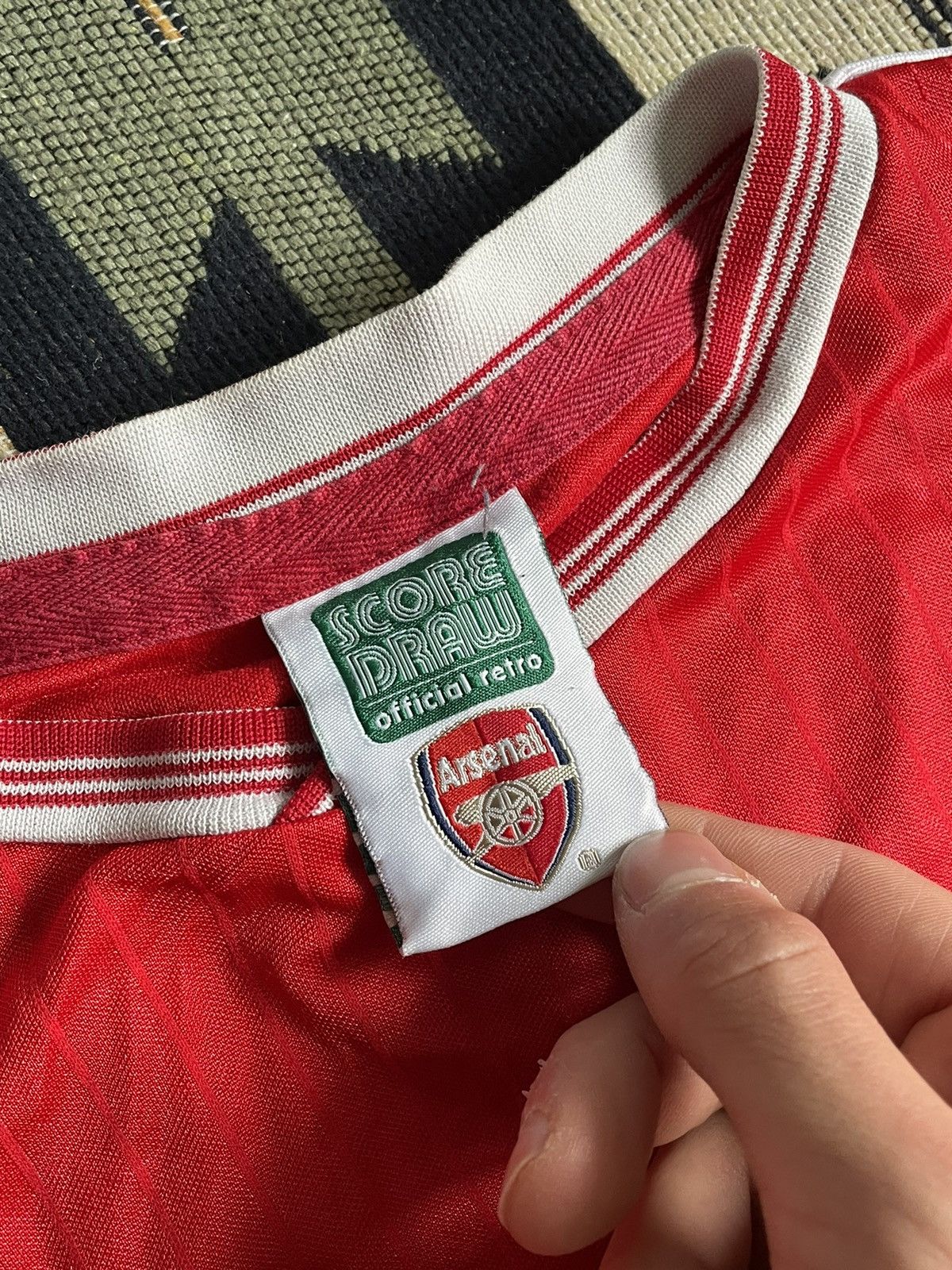 Vintage Vintage 1985 Arsenal Retro Score Draw Jersey Size US M / EU 48-50 / 2 - 7 Thumbnail