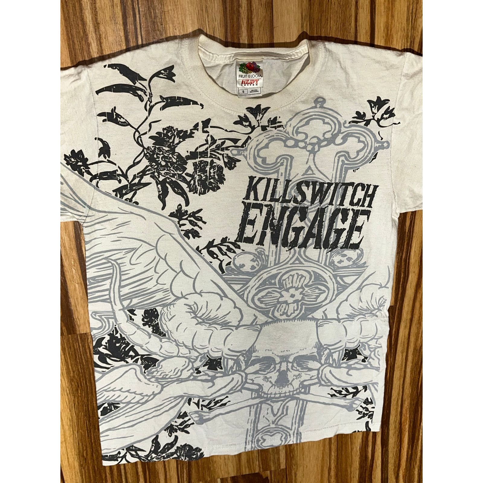 Gildan Vintage Kill Switch Engage Angel Skulls Uniquedesign Size L Size US S / EU 44-46 / 1 - 5 Thumbnail