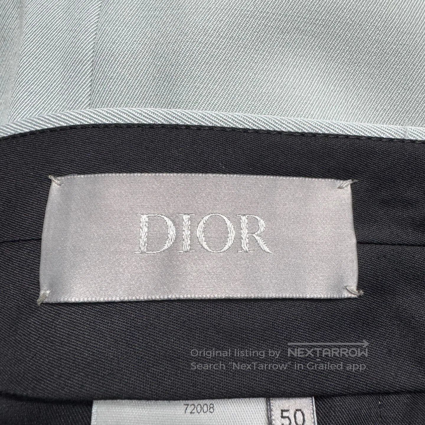 Dior Dior Solid-color wool casual pants| Size US 34 / EU 50 - 3 Thumbnail