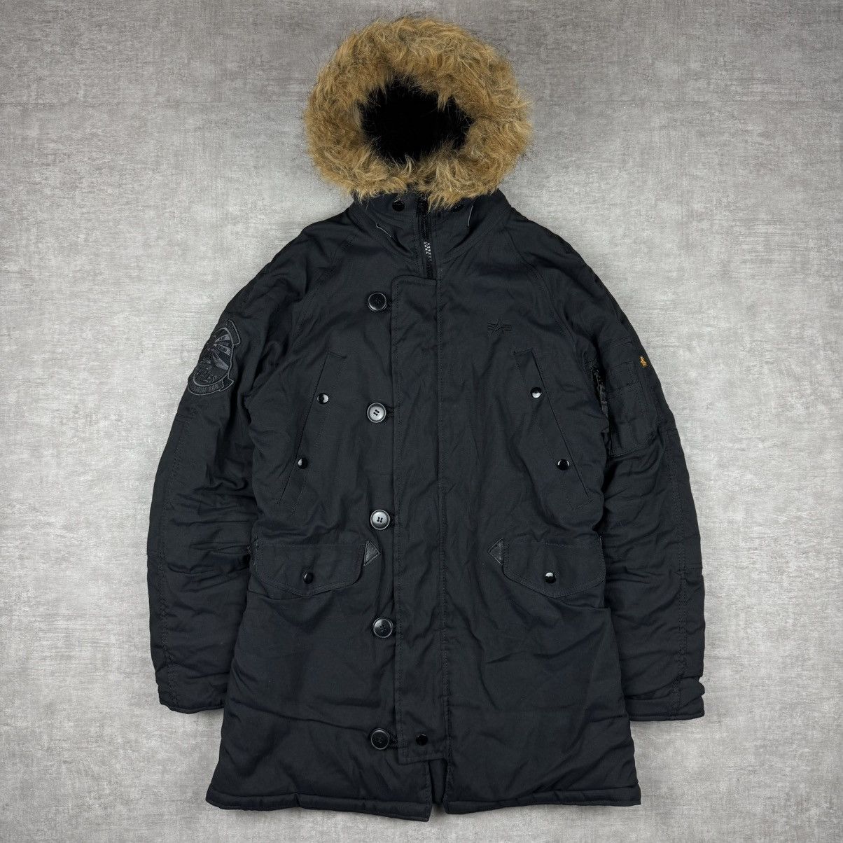 Alpha Industries Vintage Alpha Industries Parka Jacket Size L / US 10 / IT 46 - 1 Thumbnail