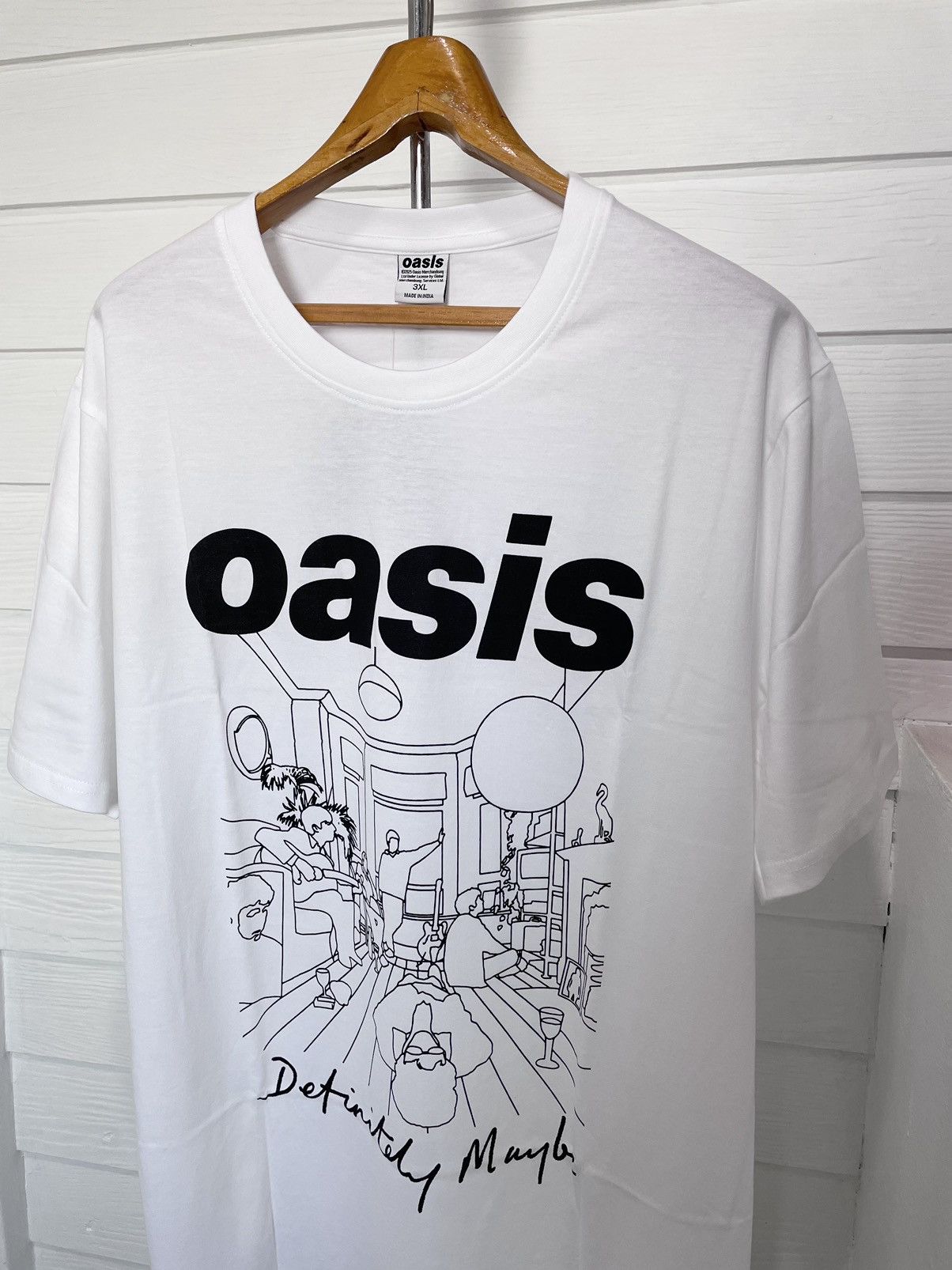 Band Tees OASIS DEFINITELY MAYBE (2025) Size US XXL / EU 58 / 5 - 2 Thumbnail