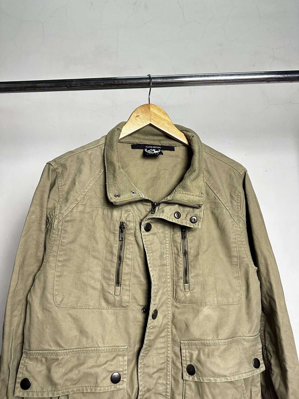 Beauty Beast × Japanese Brand × Le Grande Bleu (L.G.B.) Multi Pocket Army Jacket by Clone Devgru Size US M / EU 48-50 / 2 - 8 Thumbnail