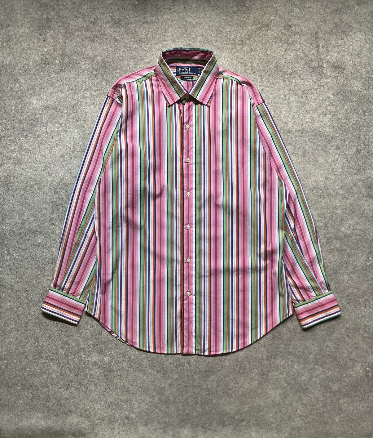 Polo Ralph Lauren Polo Ralph Laurent Curham Stripe Size US L / EU 52-54 / 3 - 1 Thumbnail