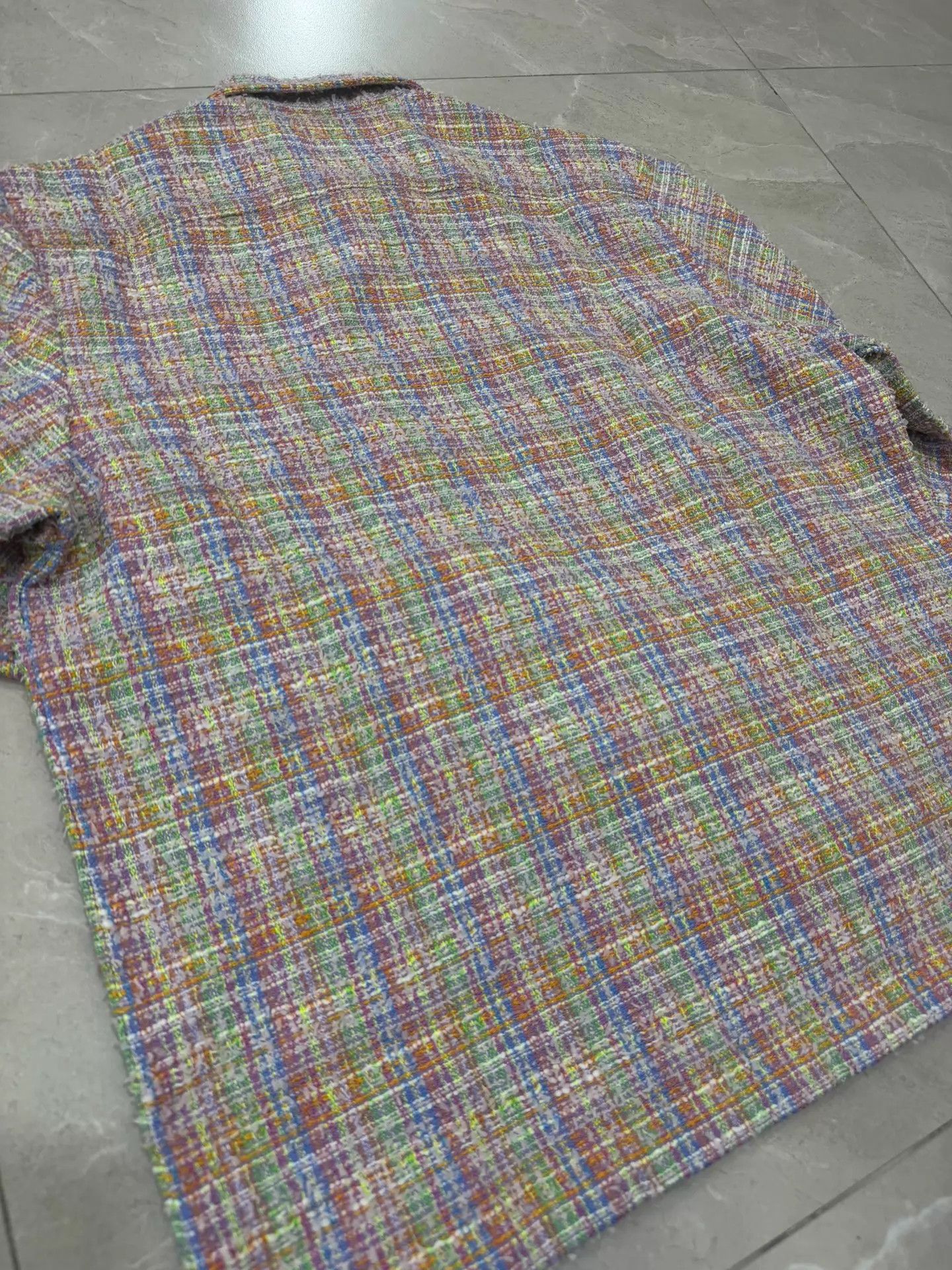 SUPREMEBEING Supreme SS26 WEEK1 Bouclé Zip Up Shirt Multi M Size M / US 6-8 / IT 42-44 - 5 Thumbnail
