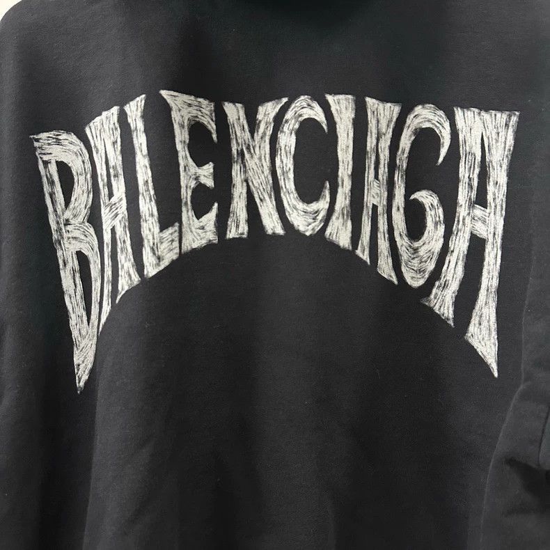 Balenciaga Balenciaga SS23 Graffiti Logo Hoodie-2506 Size US XS / EU 42 / 0 - 3 Thumbnail