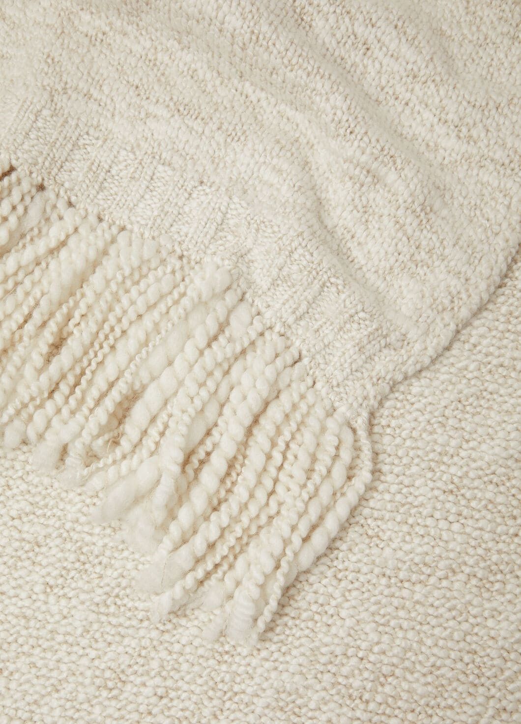 Loro Piana o1w1db10725 FAO5337 Size: OS / Gnifetti Scarf in Cream Size ONE SIZE - 2 Thumbnail