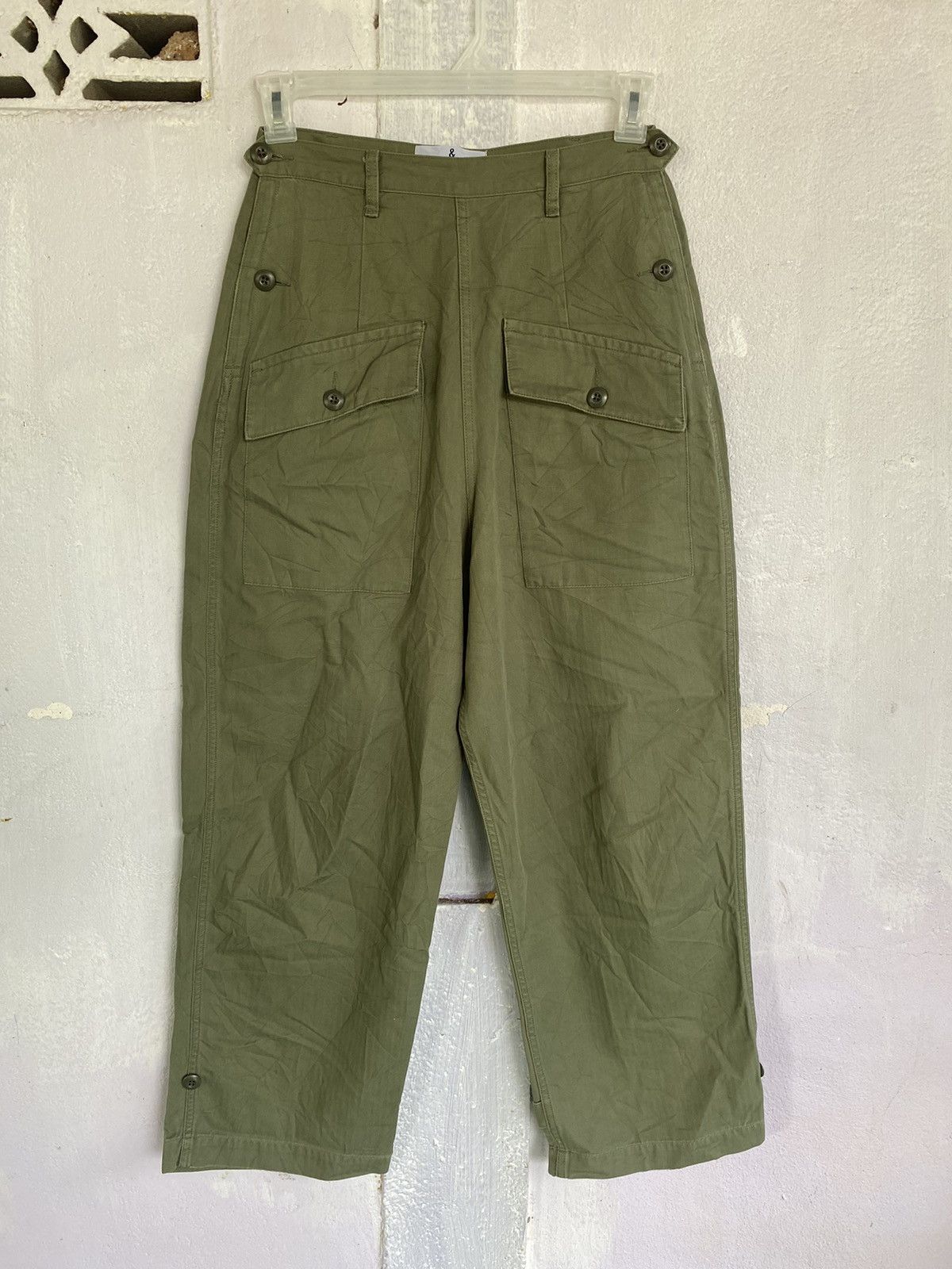 Japanese Brand & RC Military Style Pockets Utilities Women’s Army Pant Size 28" / US 6 / IT 42 - 1 Thumbnail