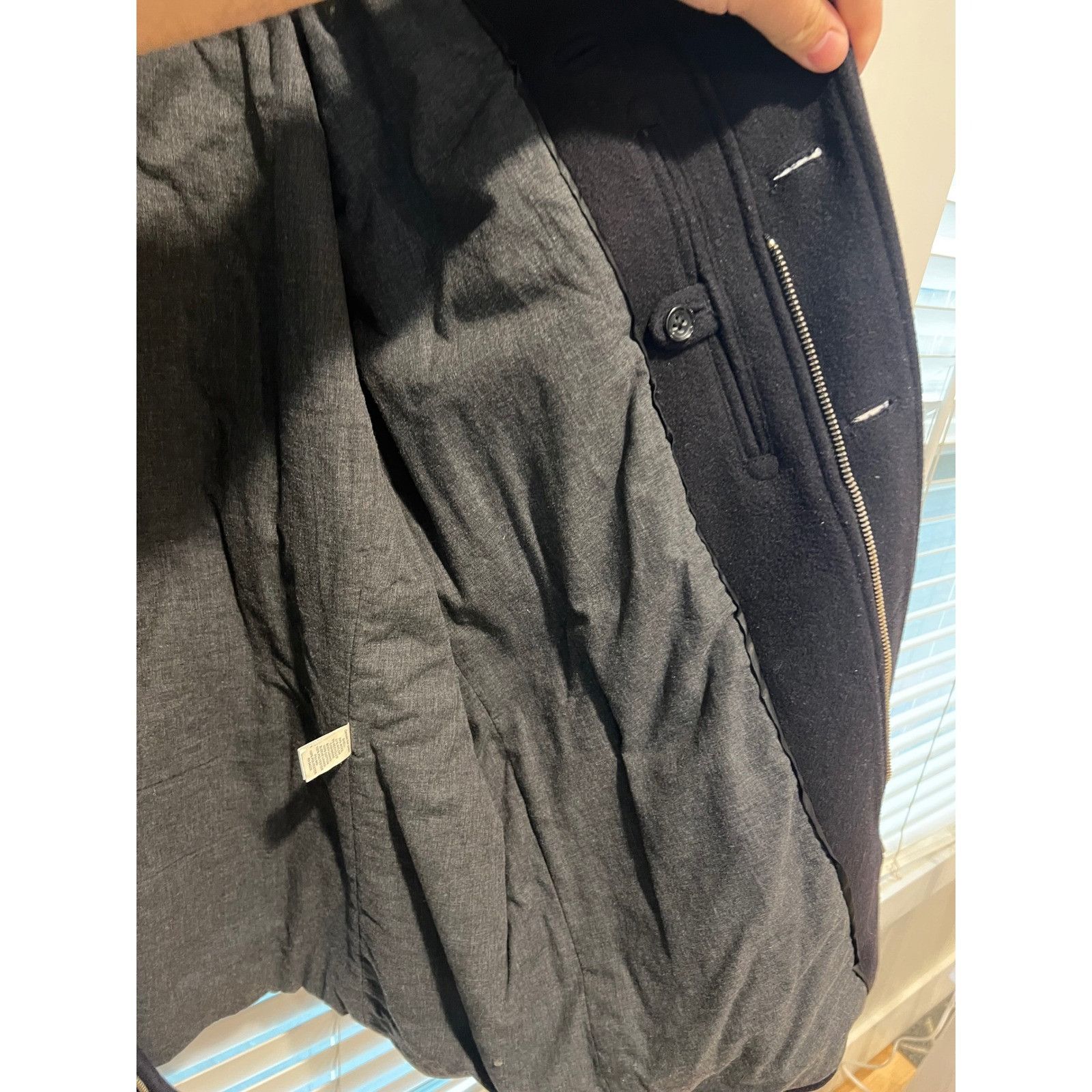 Banana Republic Banana Republic XXL Blue Wool Blend Military Style Jacket Co Size US XXL / EU 58 / 5 - 7 Thumbnail