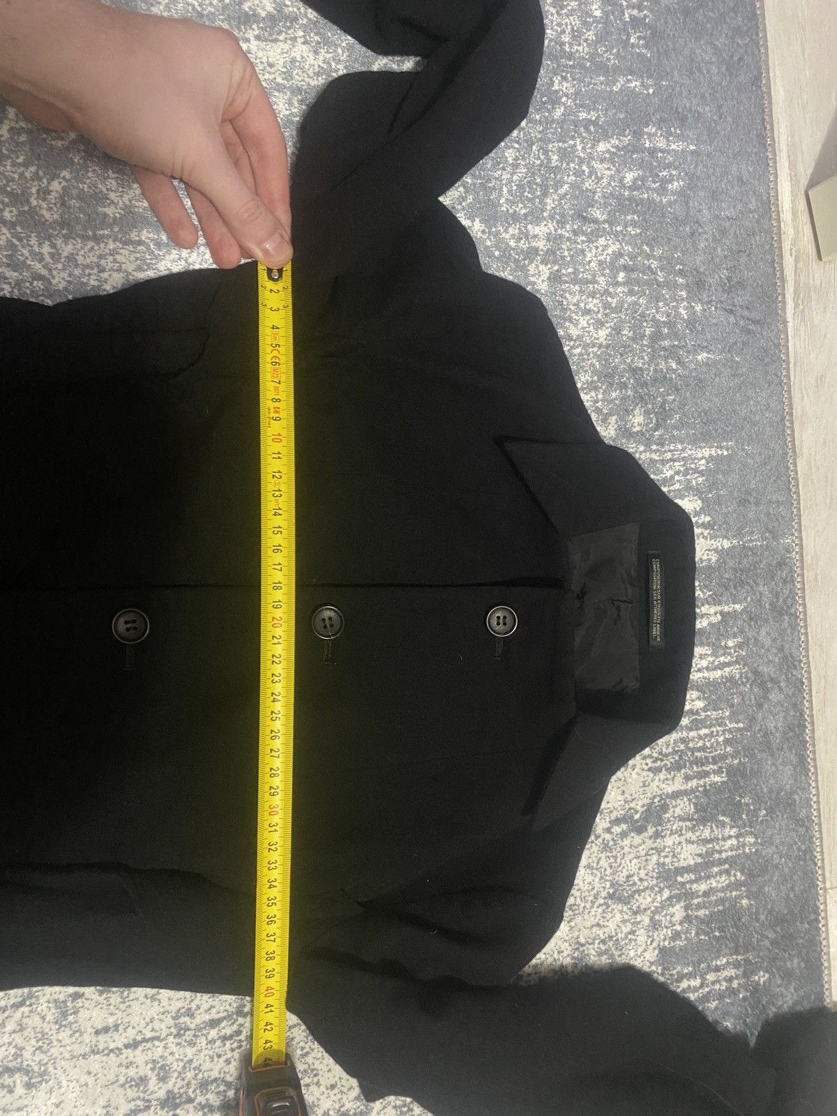 Japanese Brand Women wool Blazer yohji yamamoto japan noir ss10 Size XS / US 0-2 / IT 36-38 - 14 Thumbnail