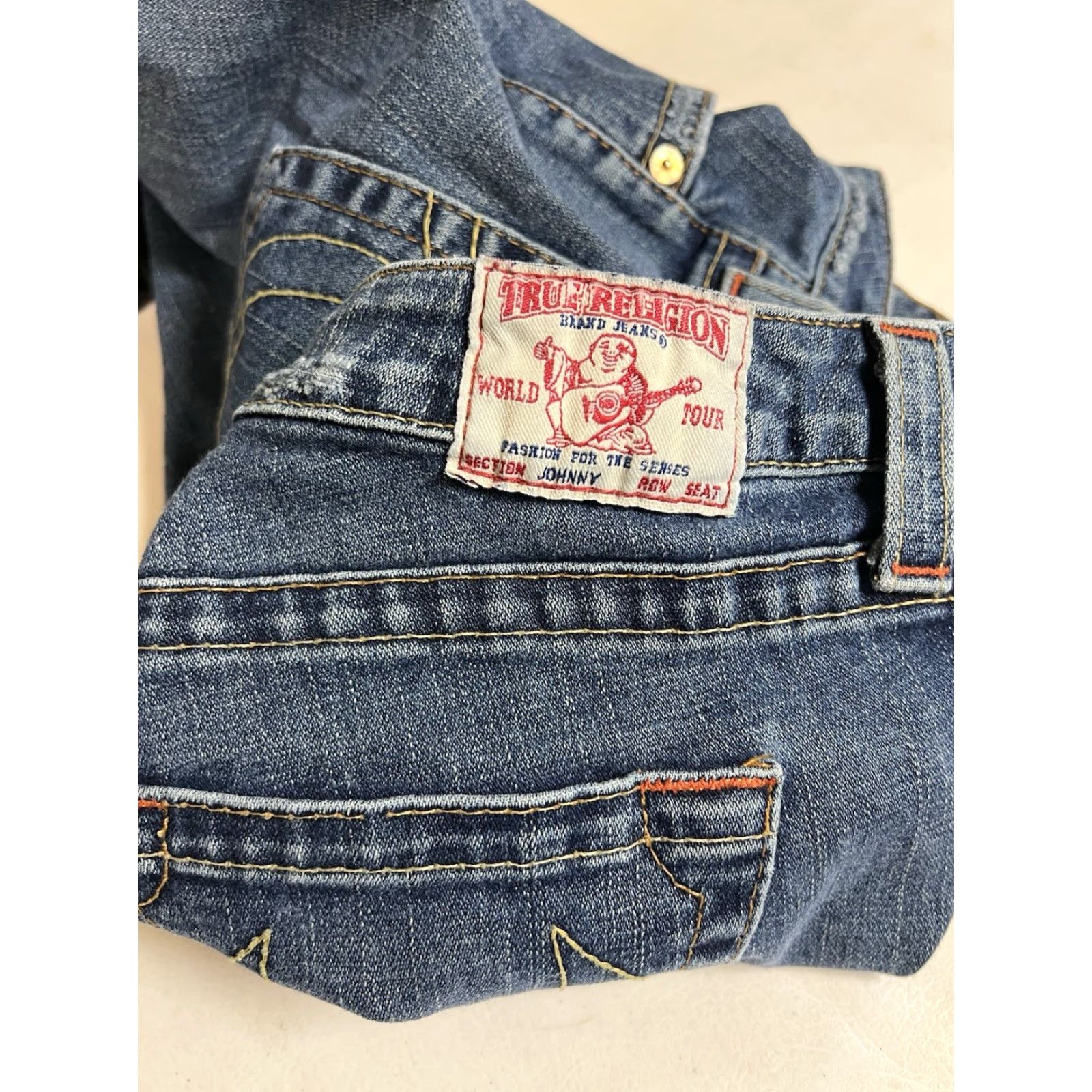 True Religion VINTAGE True Religion Jeans Bootcut Low Rise 30 Mothers Heart Patch Embroidered Logo 5-Pocket Denim Women Women Size 30" / US 8 / IT 44 - 3 Thumbnail