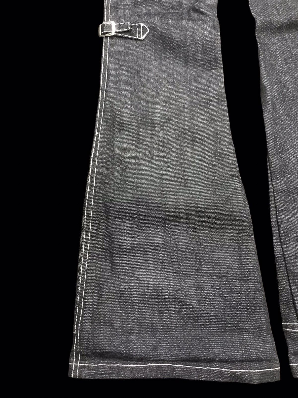 Other 💥AVANT GARDE💥OCTMAMI BONDAGE BELL BOTTOM STURDY DENIM F248 Size US 26 / EU 42 - 16 Thumbnail