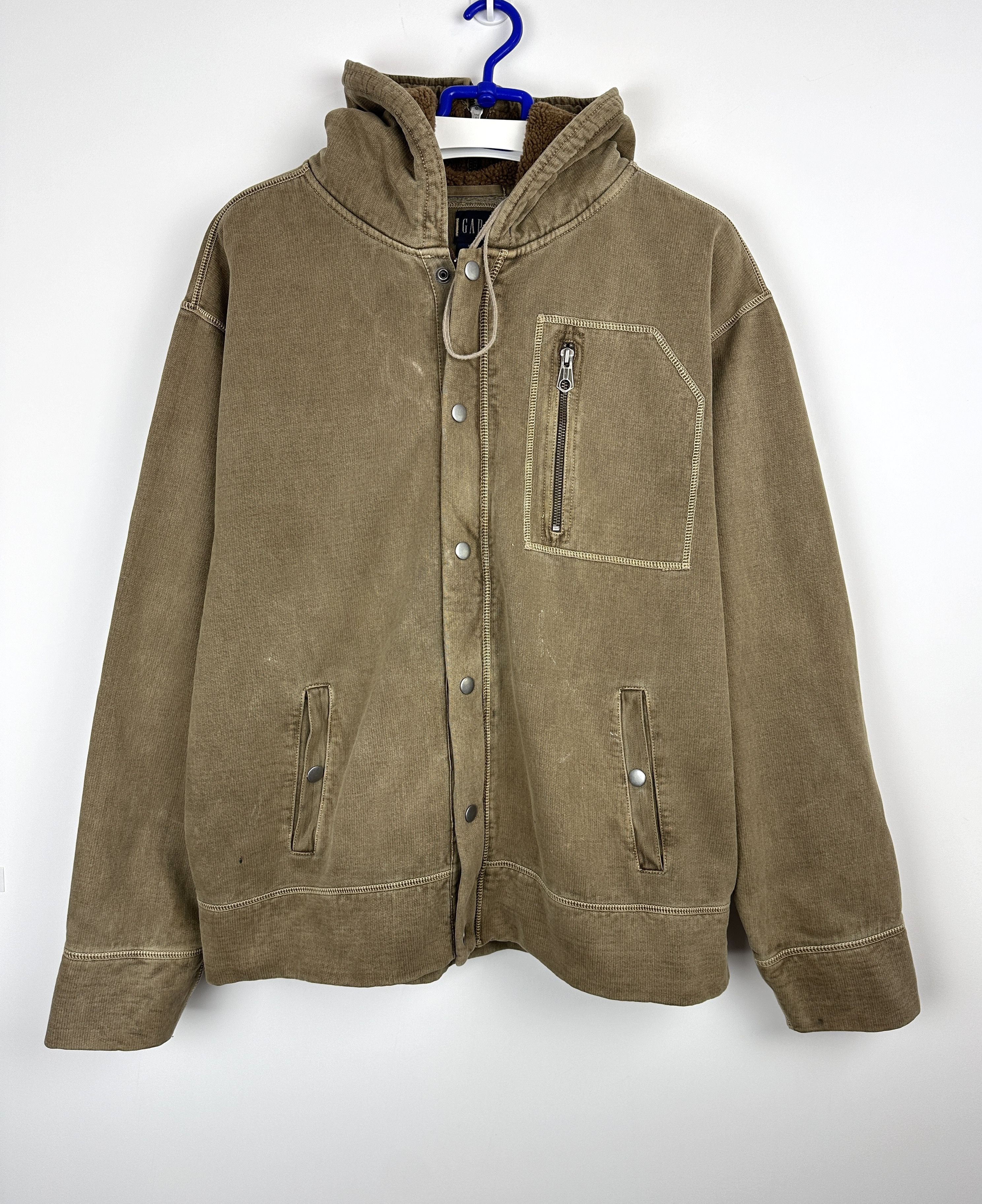 Gap Rare vintage GAP thick zip hoodie y2k opium L Size US L / EU 52-54 / 3 - 1 Thumbnail