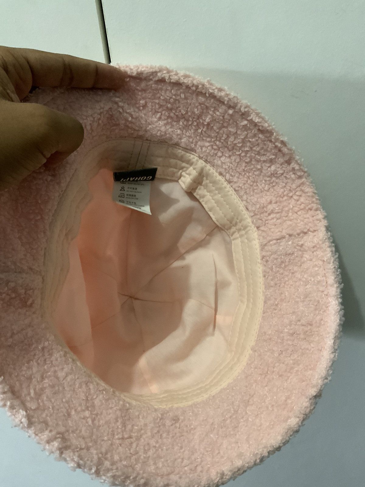If Six Was Nine Life is Love Gohap Mohair Fur Pink Hat Size ONE SIZE - 8 Thumbnail