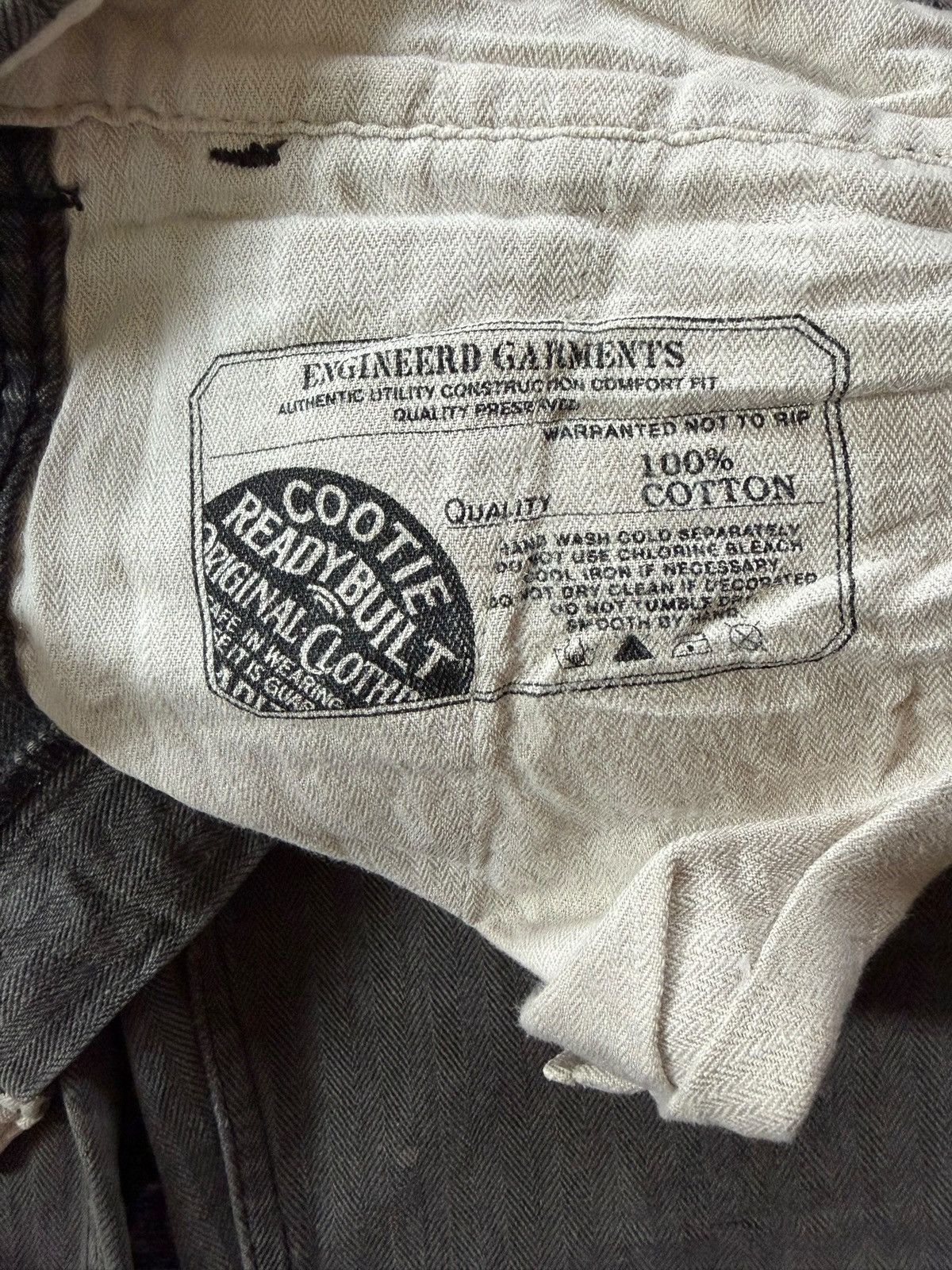 Coogi Vintage Japanese Brand Charcoal Wash Distressed Loose Jeans Size US 32 / EU 48 - 7 Thumbnail