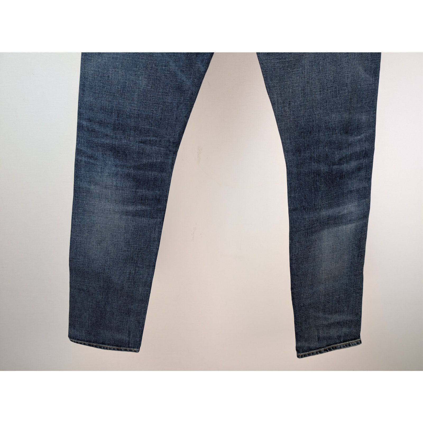Tom Ford o1rshd1 Slim Fit Denim Jeans in Washed Dark Indigo Size US 32 / EU 48 - 14 Thumbnail