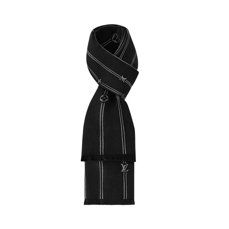 Louis Vuitton Monogram Stripes Scarf Size ONE SIZE - 2 Thumbnail