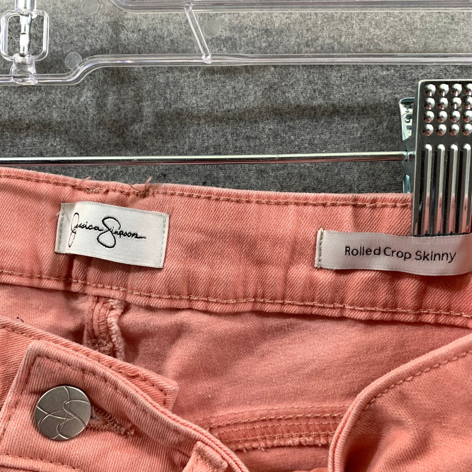 Other Jessica Simpson Women's Pants Size 6 / 28 Rolled Crop Skinny Size 28" / US 6 / IT 42 - 3 Thumbnail