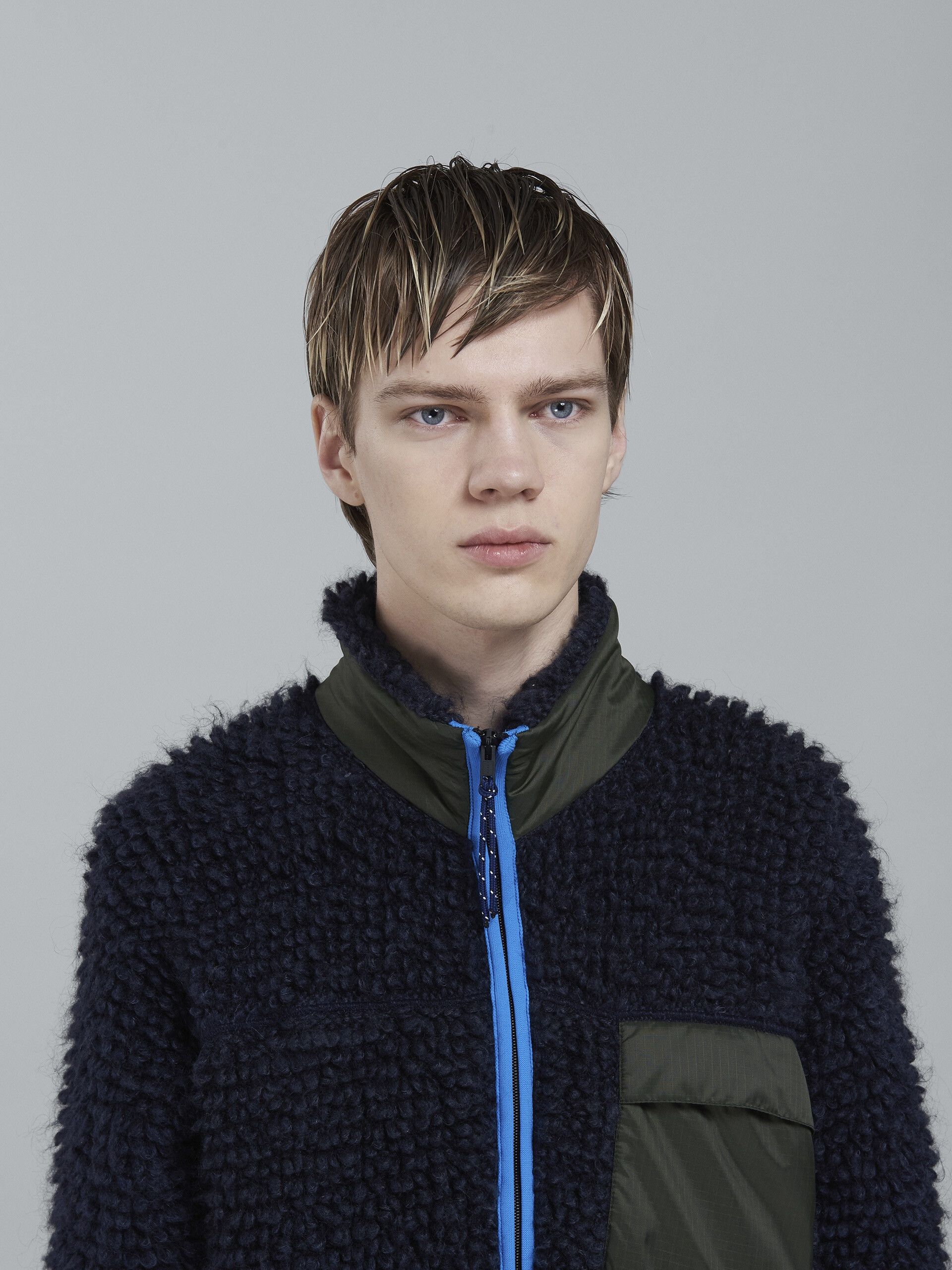 Marni o1y0225 Cardigan in Navy Blue Size US M / EU 48-50 / 2 - 2 Thumbnail