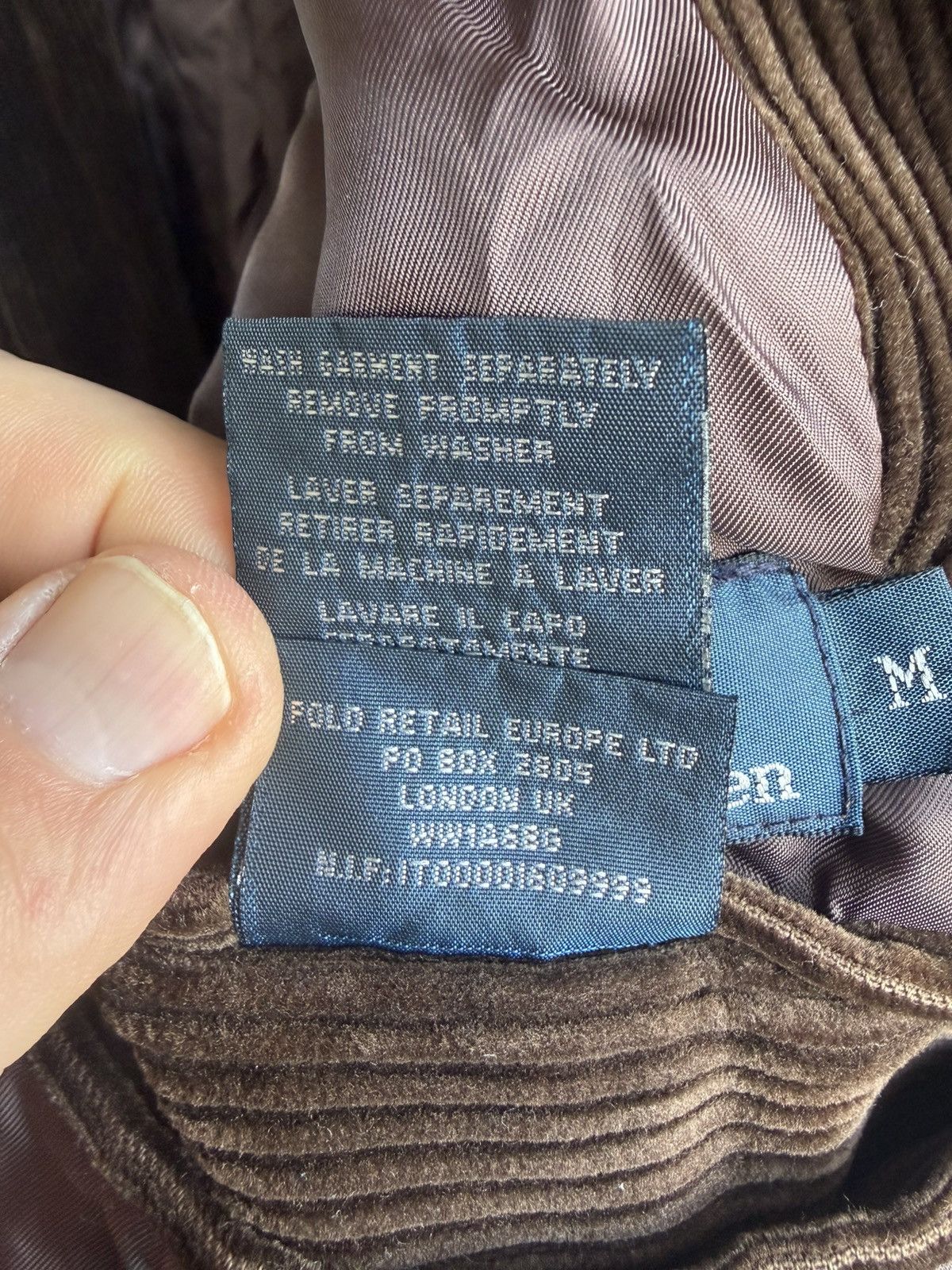 Polo Ralph Lauren Polo Ralph Lauren Corduroy Blazer Sport Coat Jacket 3 Button Size US M / EU 48-50 / 2 - 14 Thumbnail