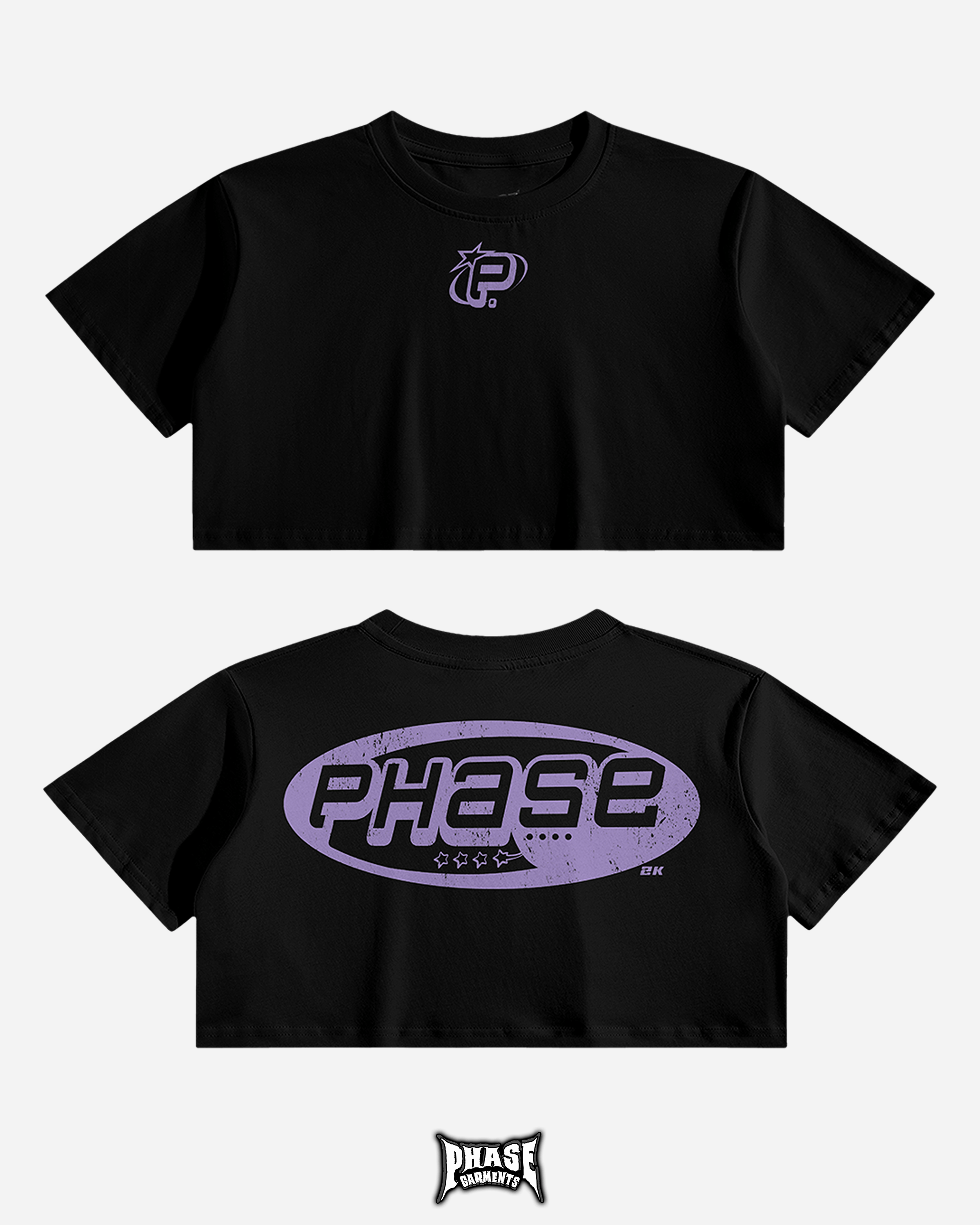 PHASE Garments Lilac "P2K" Crop Top Size Medium Size M / US 6-8 / IT 42-44 - 1 Thumbnail