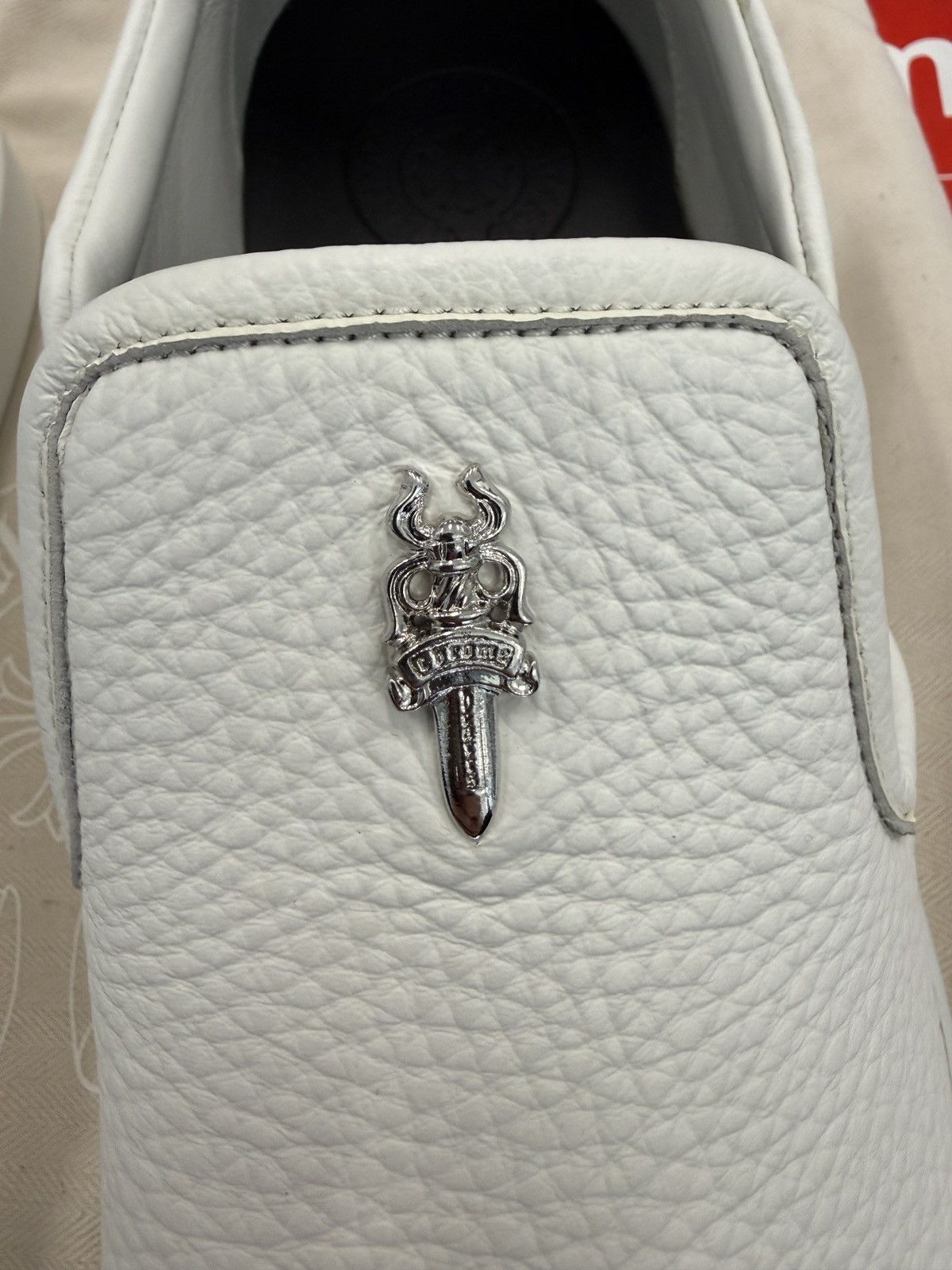 Chrome Hearts Chrome Hearts Leather Slip On Sneaker Size US 8.5 / EU 41-42 - 3 Thumbnail