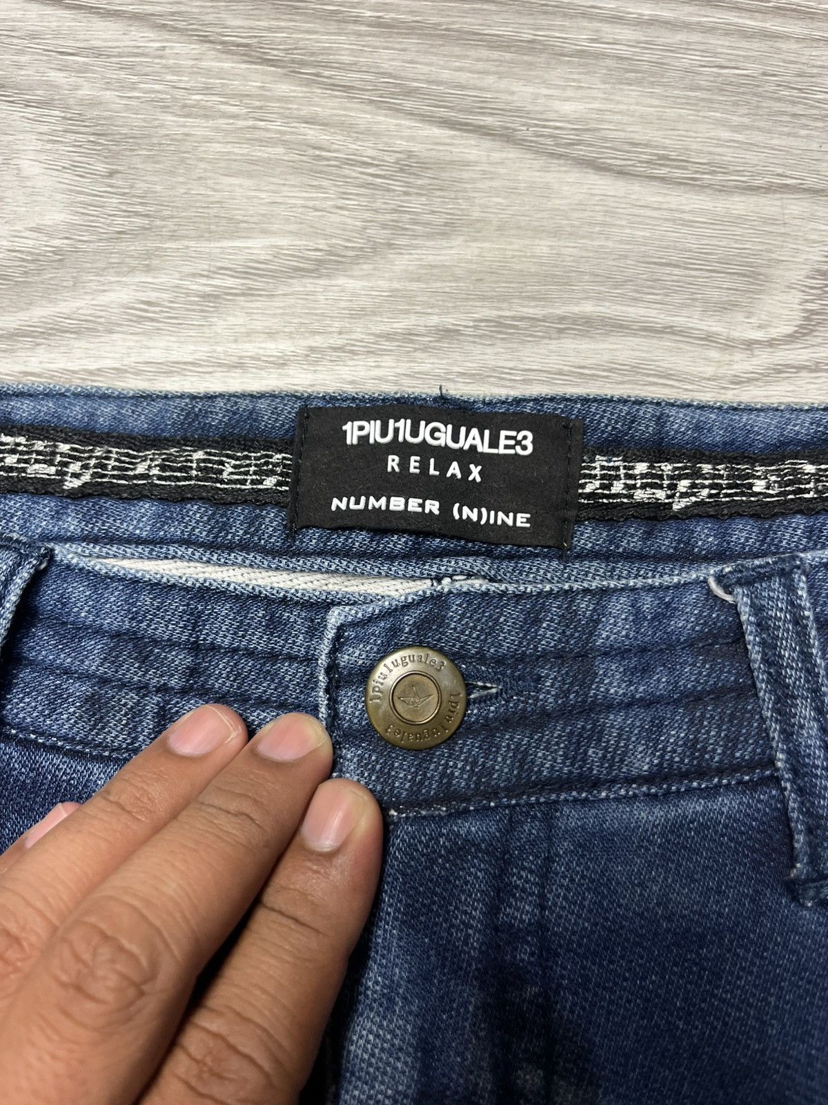 Number (N)ine Number Nine x 1PIU1UGUALE3 Distressed Pants Size US 32 / EU 48 - 6 Thumbnail
