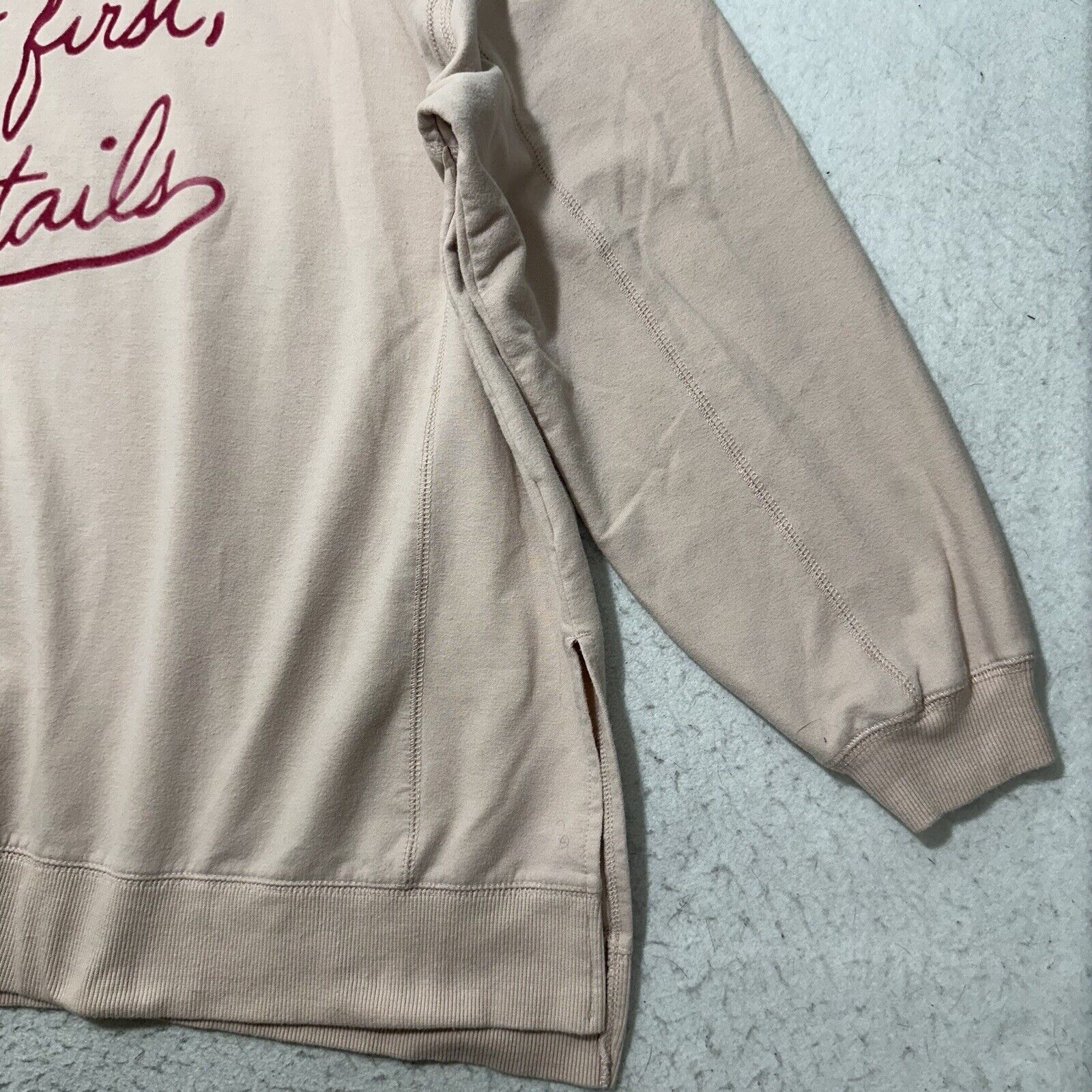 Wildfox Wildfox XXL Crewneck Sweatshirt But First Cocktails Sweater Size XXL / US 16-18 / IT 52-54 - 6 Thumbnail