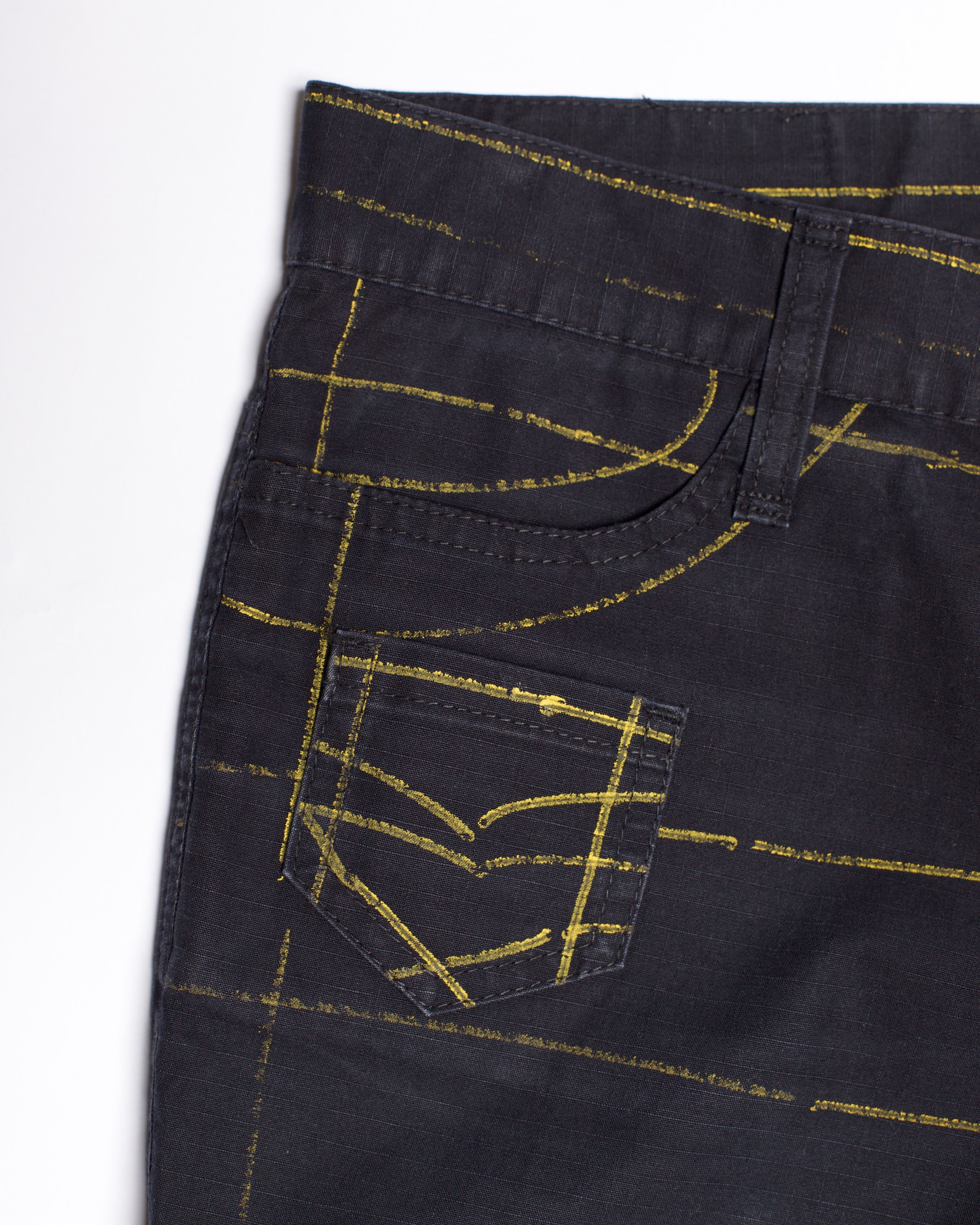 Christopher Nemeth Christopher Nemeth 3D Sketch Trousers Size US 29 - 3 Thumbnail
