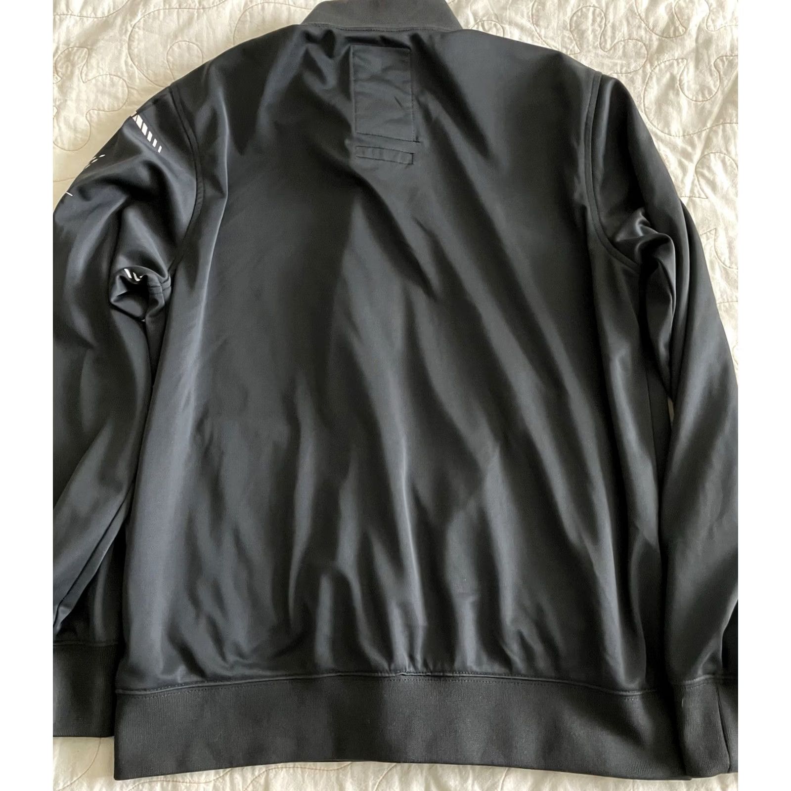 Billabong VINTAGE Billabong Surf Mens Black Track Jacket Mid Zip Bottle Opener Full Zip Logo Jacket Mens Black Striped 99064 Size US M / EU 48-50 / 2 - 4 Thumbnail
