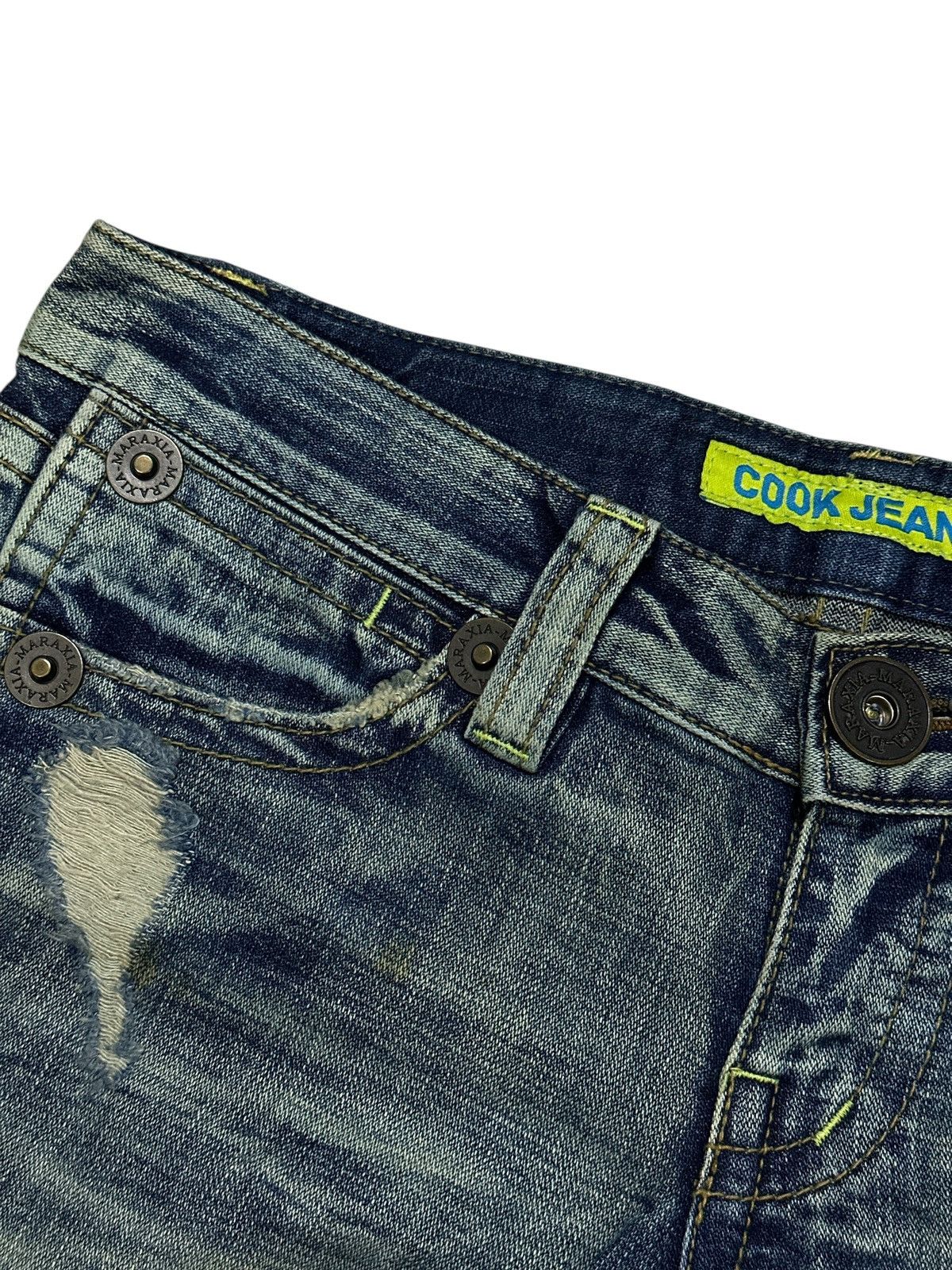 Kapital Distress Unbrand Bootcut Flare Denim . Size US 32 / EU 48 - 11 Thumbnail