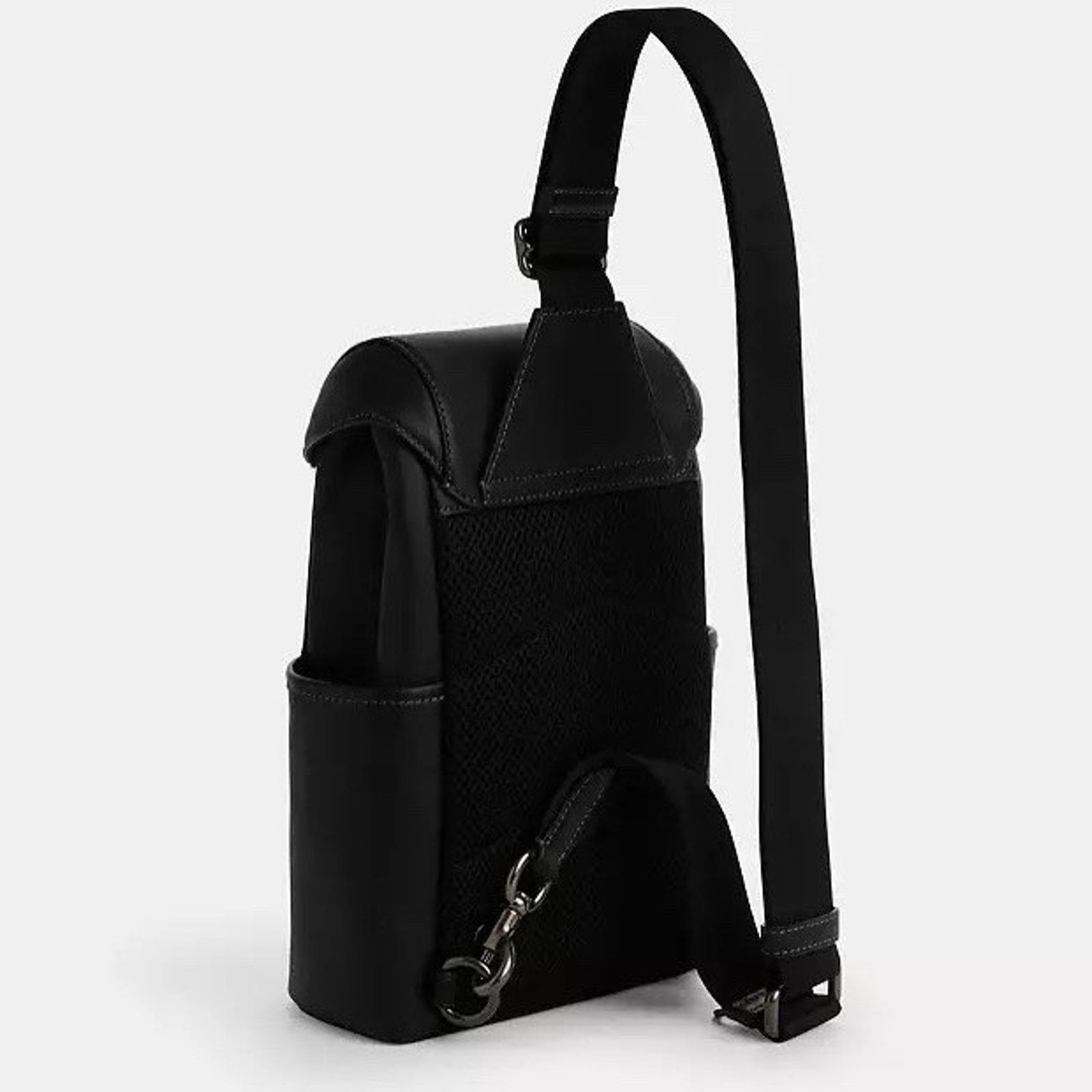 Coach NWT Coach Men's Body Bag Racer Pack Black CU111 Leather Size ONE SIZE - 8 Thumbnail