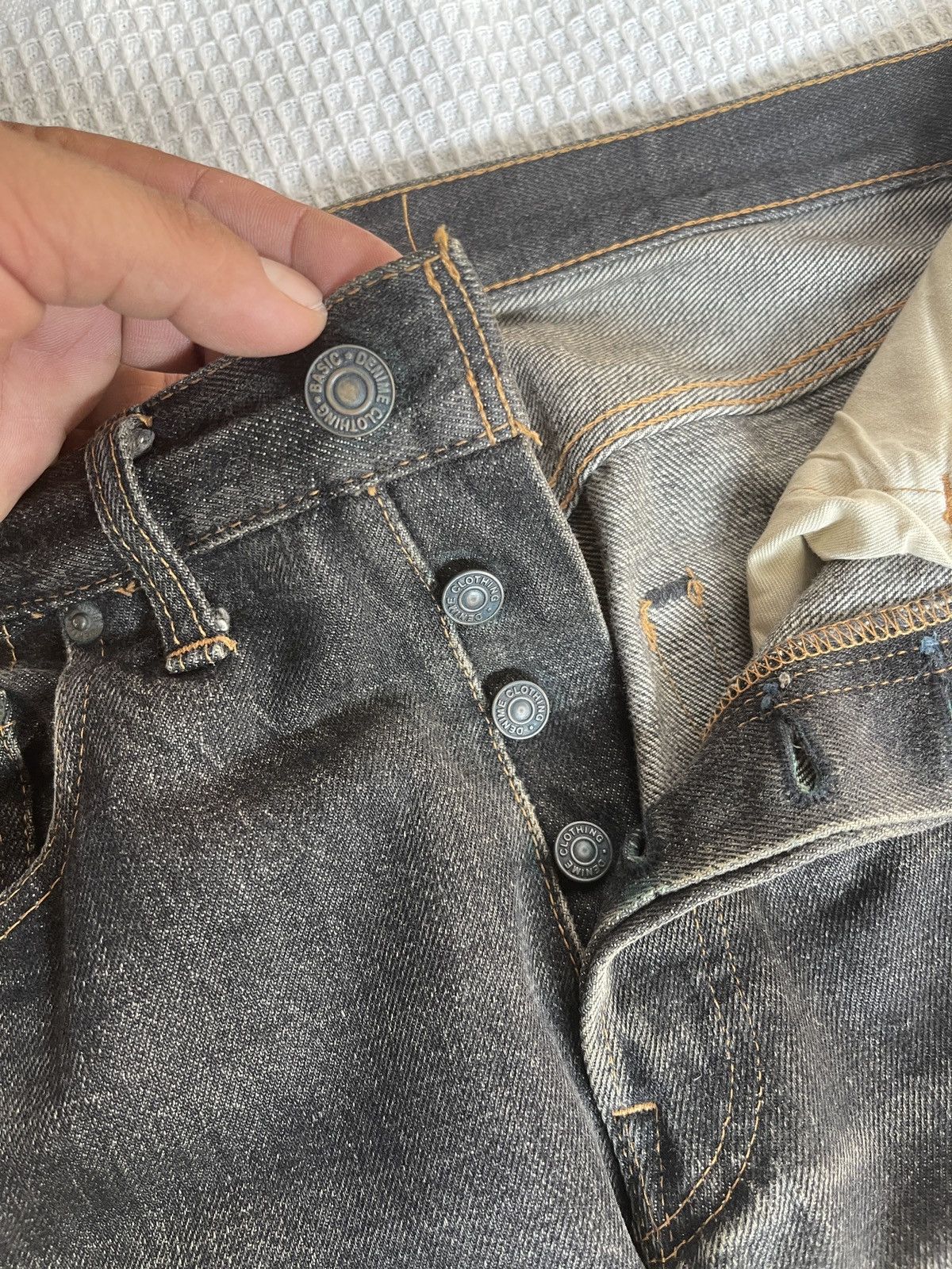 Denime Rare🔥Vintage Denime Japan Selvedge Jeans Size US 33 - 8 Thumbnail