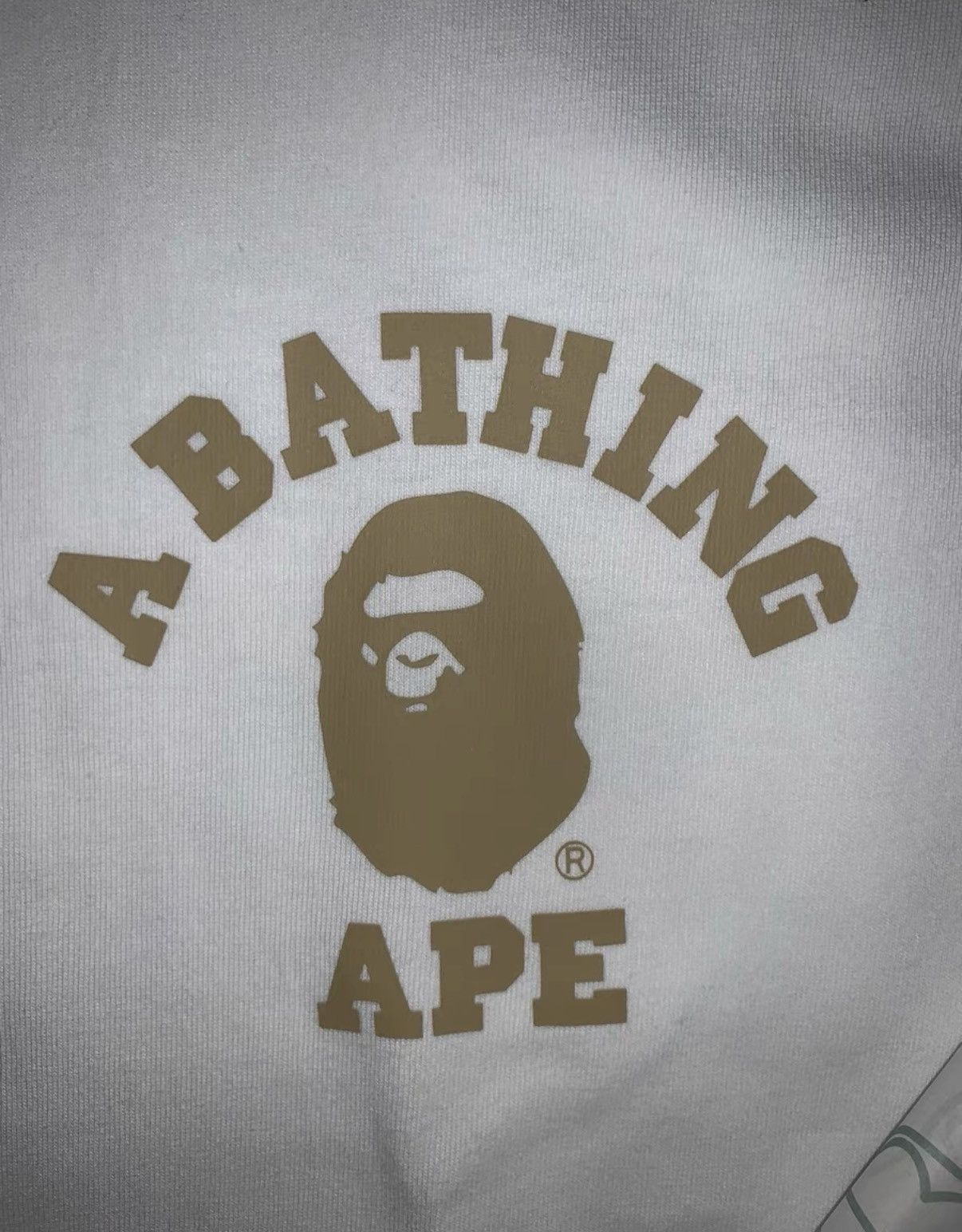 Bape BAPE OG Nigo era white short-sleeve tee Size US L / EU 52-54 / 3 - 3 Thumbnail