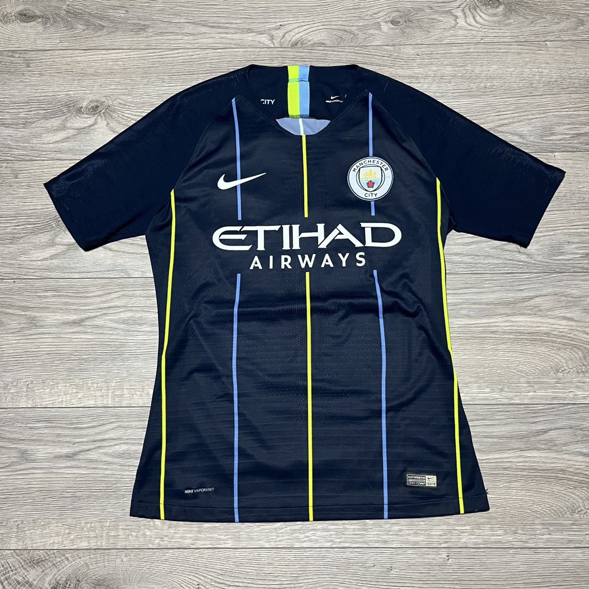 Nike Manchester City nike jersey match worn vaporknit Size US M / EU 48-50 / 2 - 1 Thumbnail