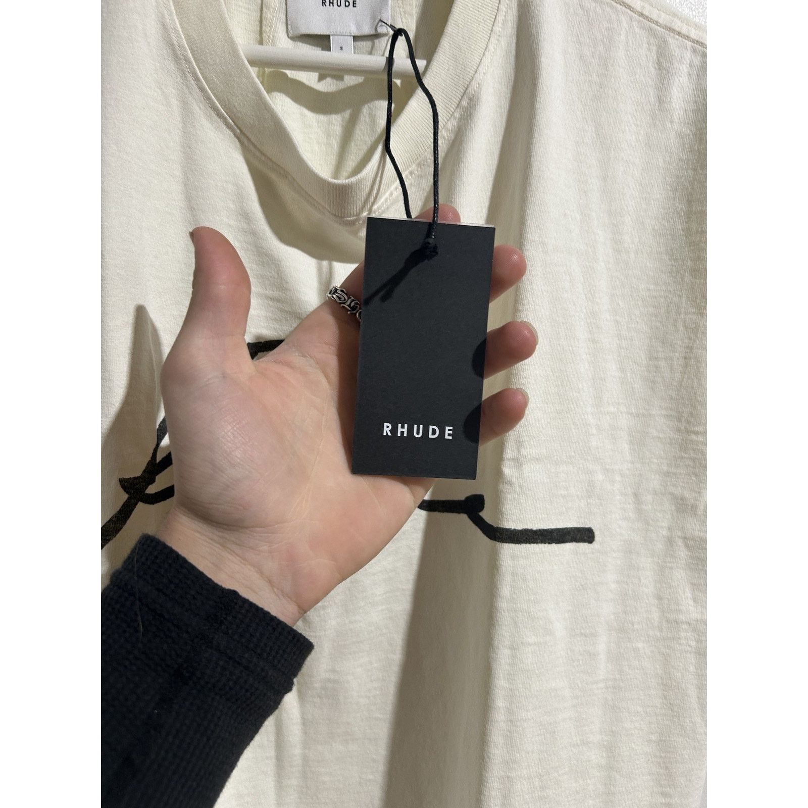 Rhude RHUDE LOGO SCRIPT WHITE SIZE SMALL NEW Size US S / EU 44-46 / 1 - 5 Thumbnail