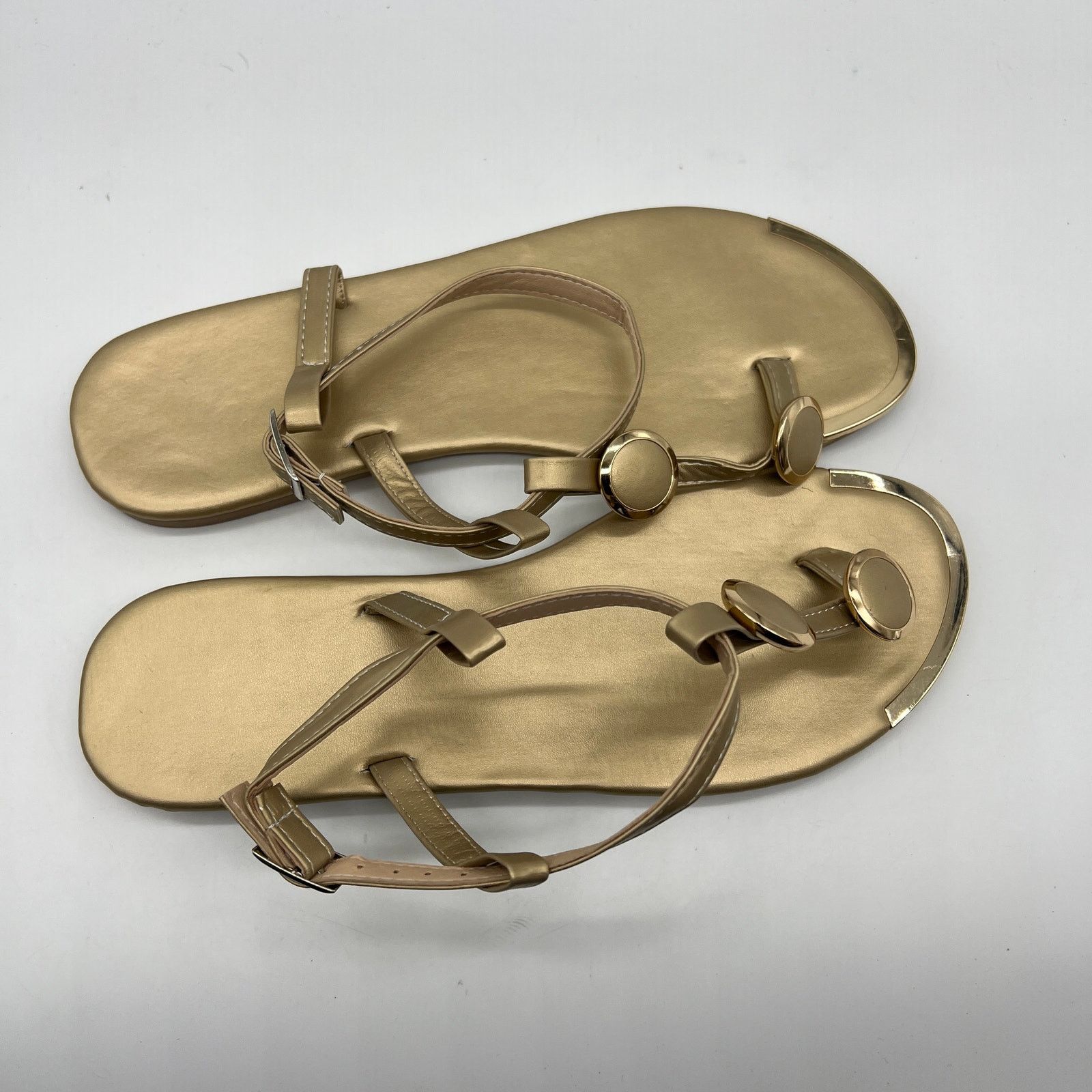 Other Sandals Shoes Open Casual Flats Summer Toe Flo Size US 9.5 / IT 39.5 - 4 Thumbnail